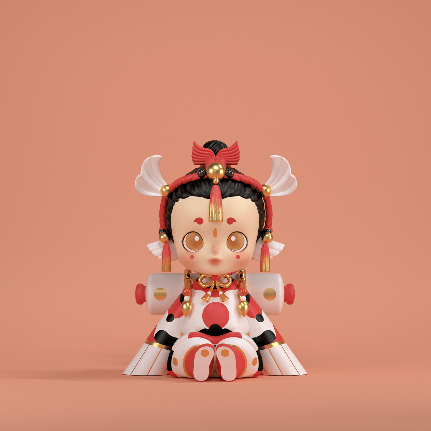 koi，cat，artfigure，Cartoon characters，Character image，