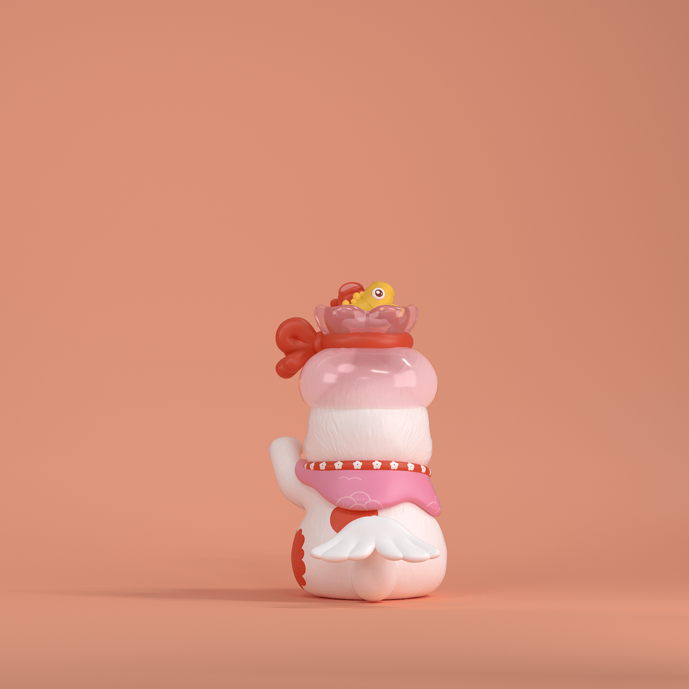 koi，cat，artfigure，Cartoon characters，Character image，