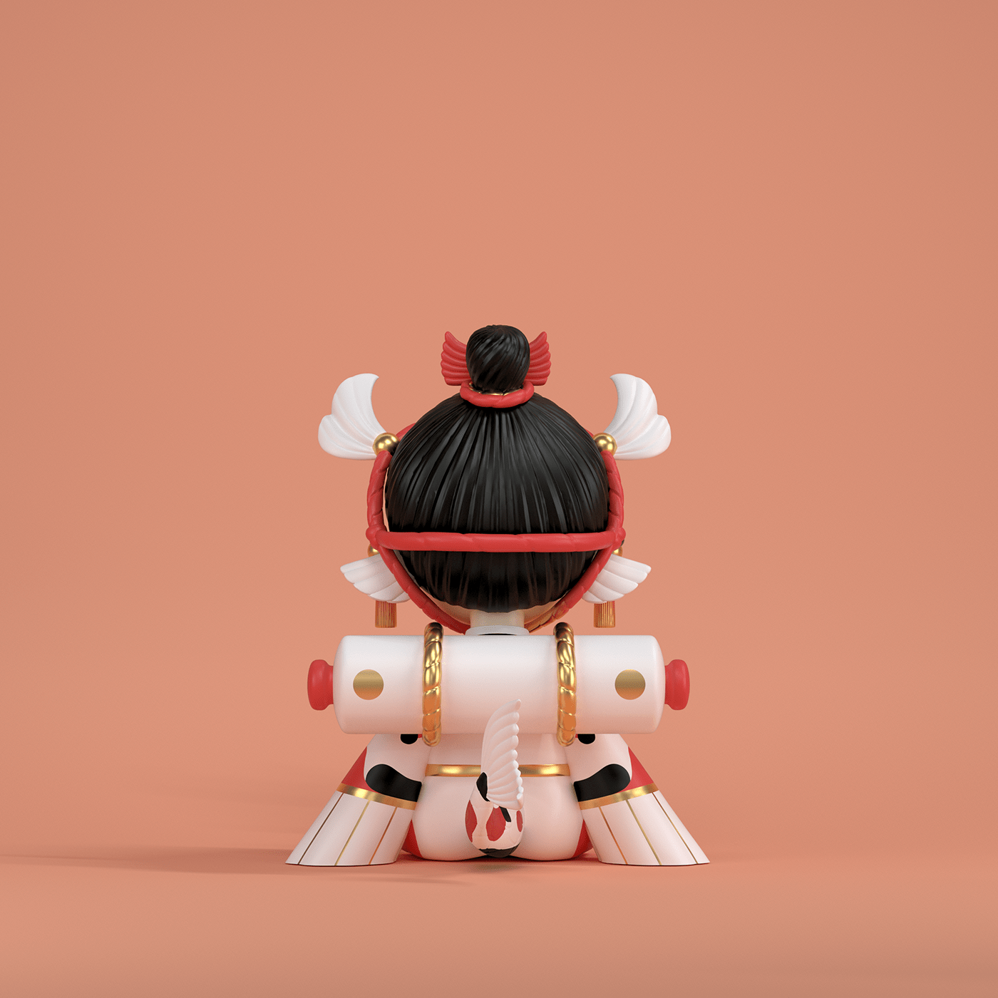 koi，cat，artfigure，Cartoon characters，Character image，