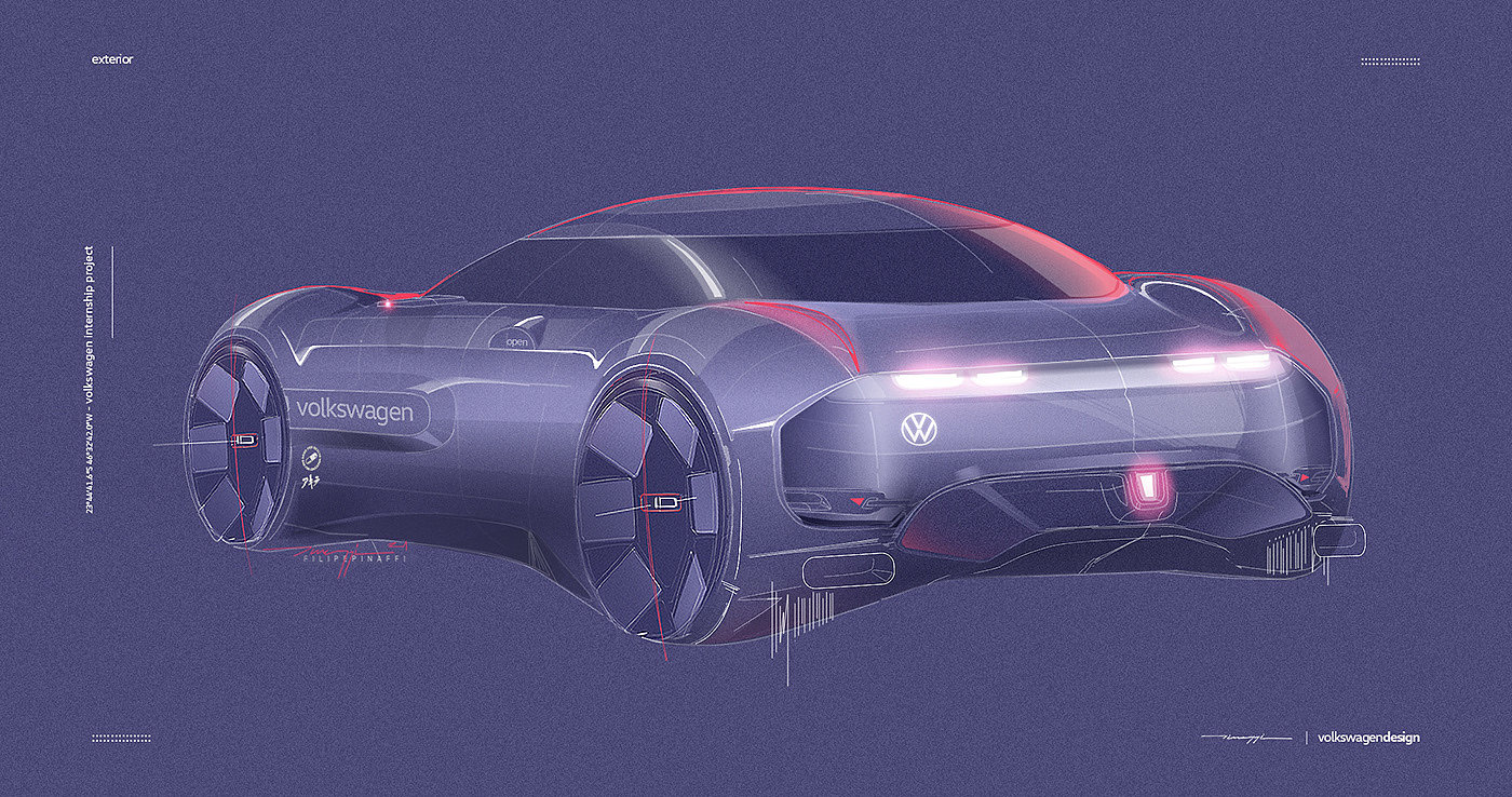 Filipe Pinaffi，automobile，Bolacha，conceptual design，Interior design，Minimalist design ，