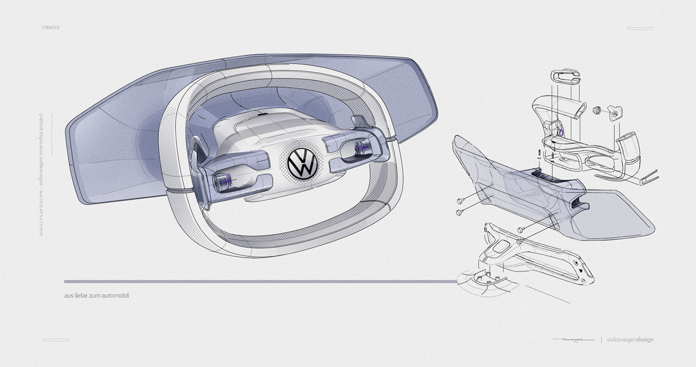 Filipe Pinaffi，automobile，Bolacha，conceptual design，Interior design，Minimalist design ，