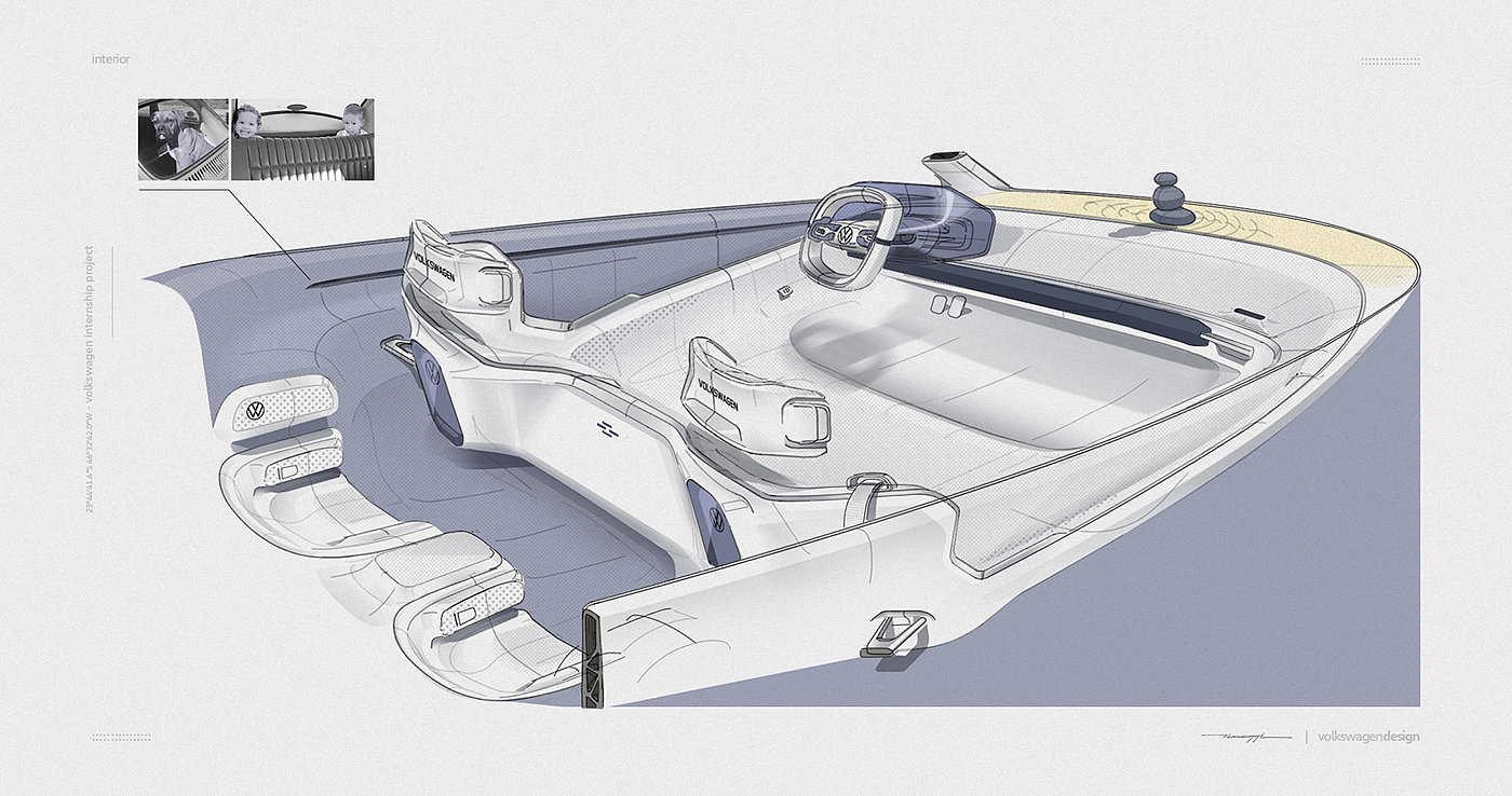 Filipe Pinaffi，automobile，Bolacha，conceptual design，Interior design，Minimalist design ，