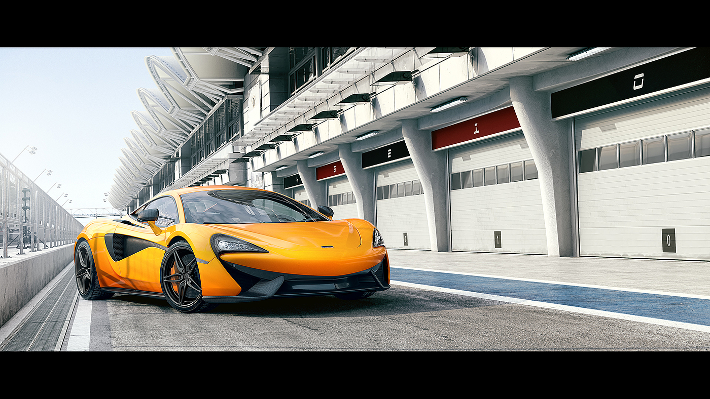 McLaren 570s，Automobile design，3D model，industrial design，