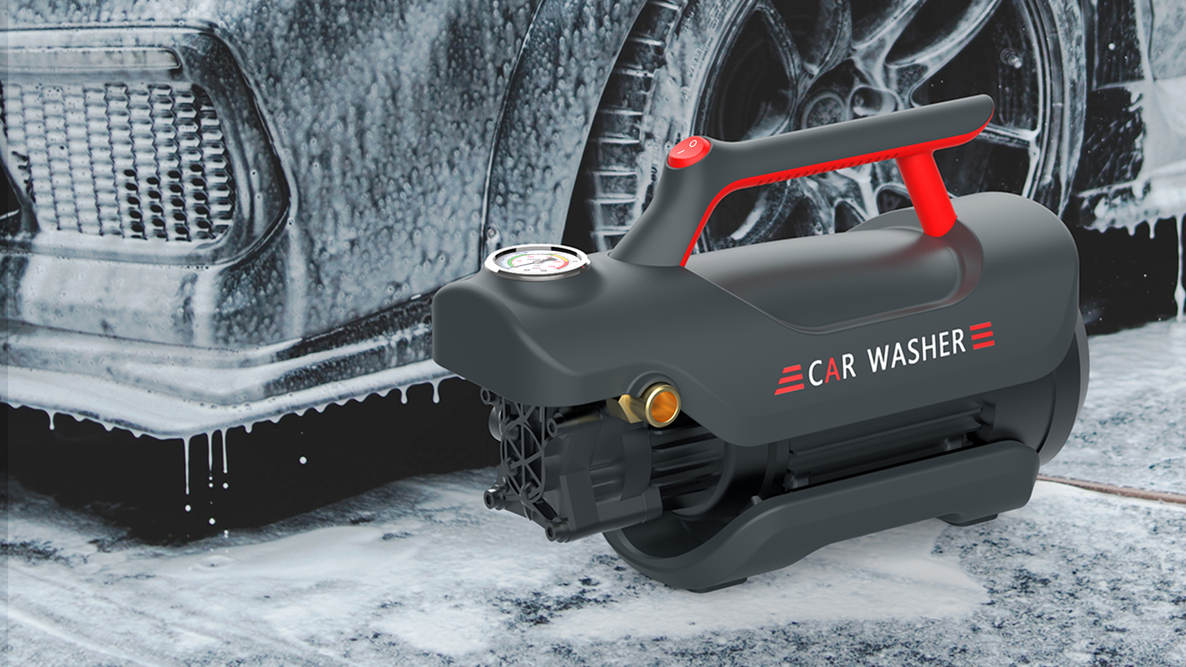 Car washing machine，appearance，bionics，Tools and equipment，