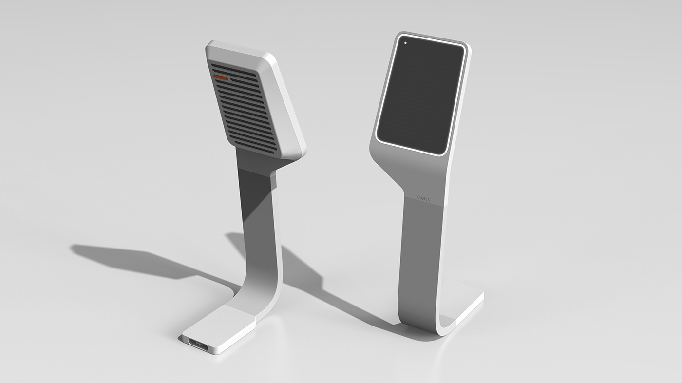 air cleaner，purification system，Smart appliances，Aeris，Green plants，App application，purifier，monitor，