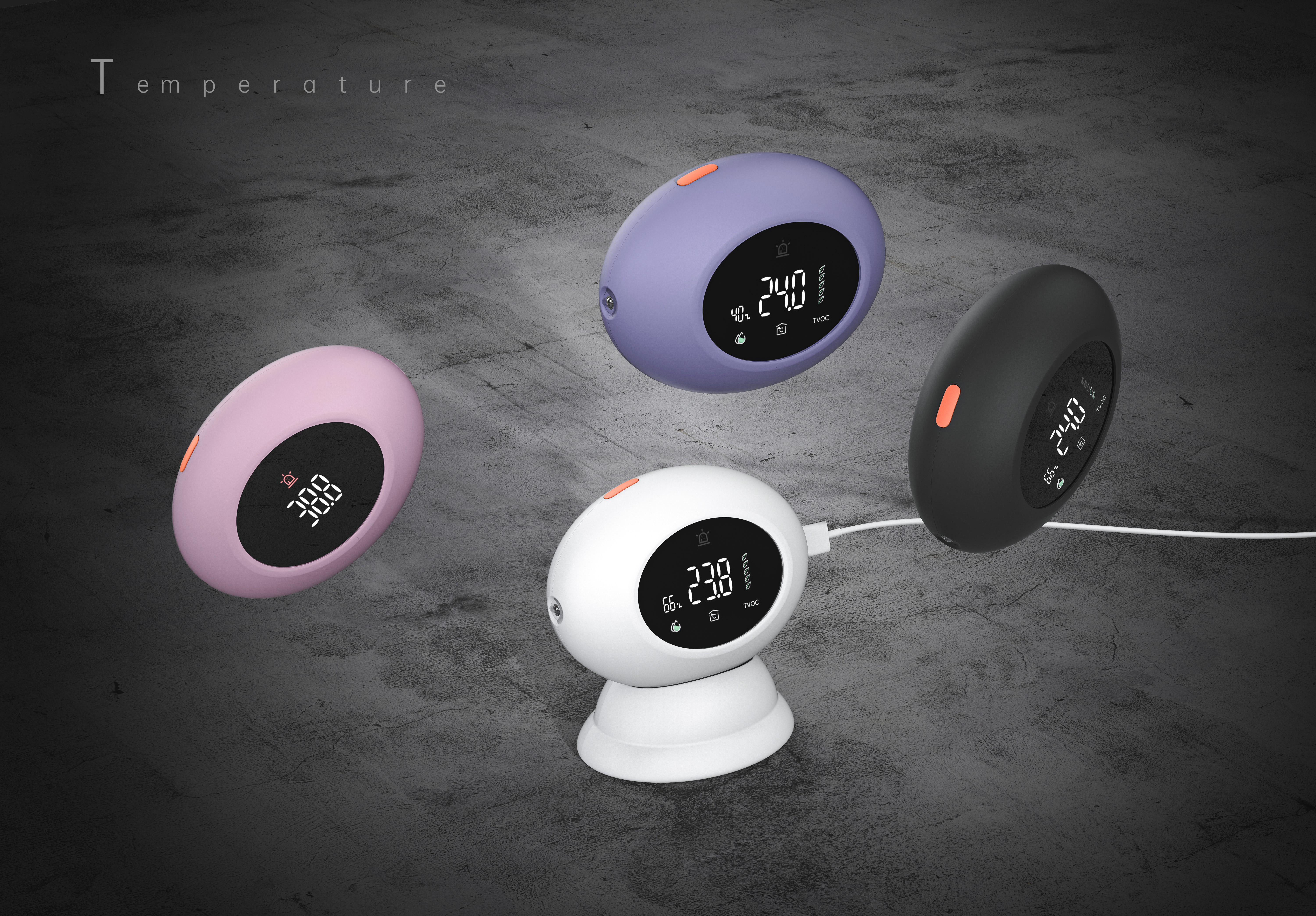 Smart home, temperature control system, temperature and hygrometer, temperature detection，