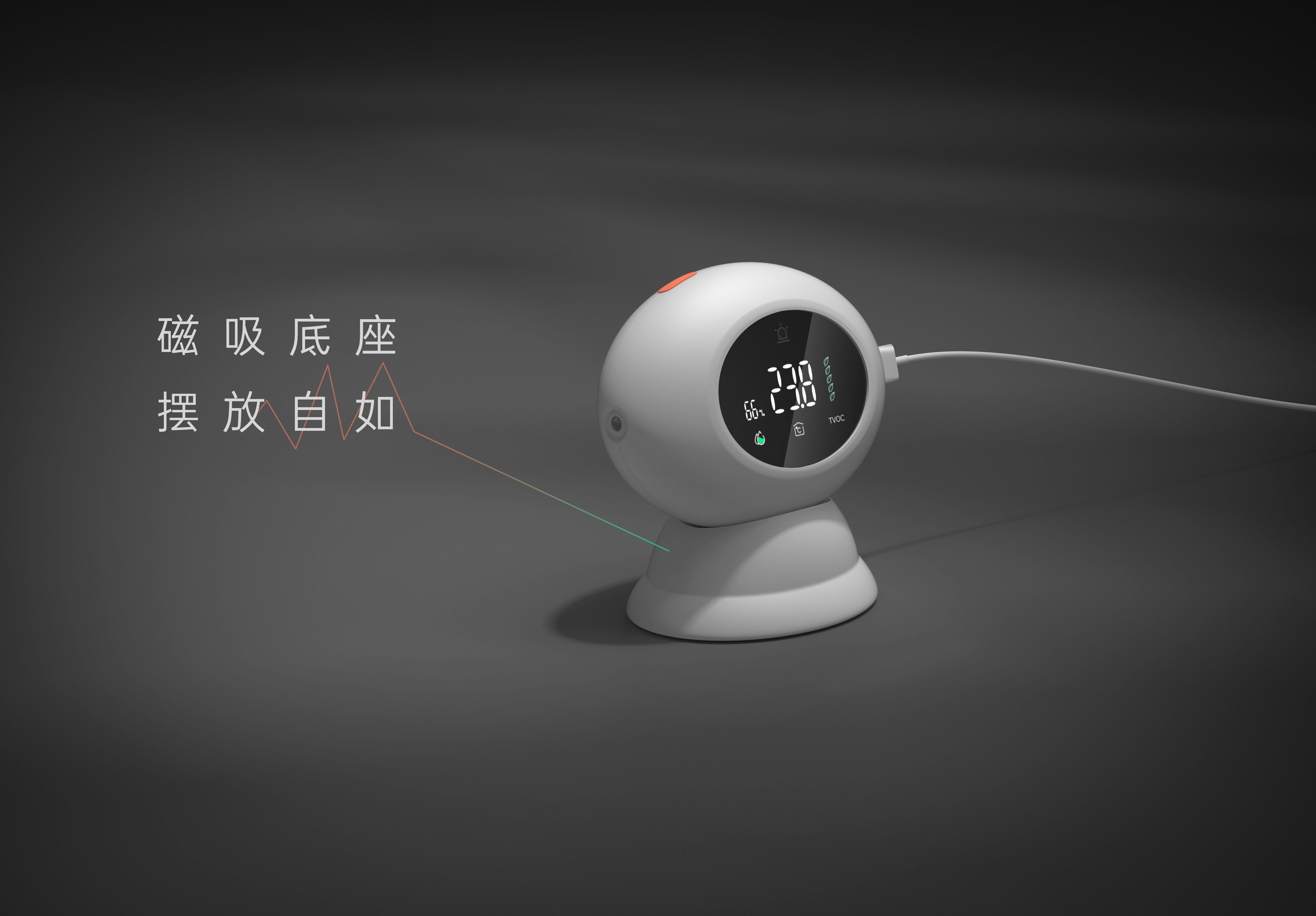 Smart home, temperature control system, temperature and hygrometer, temperature detection，