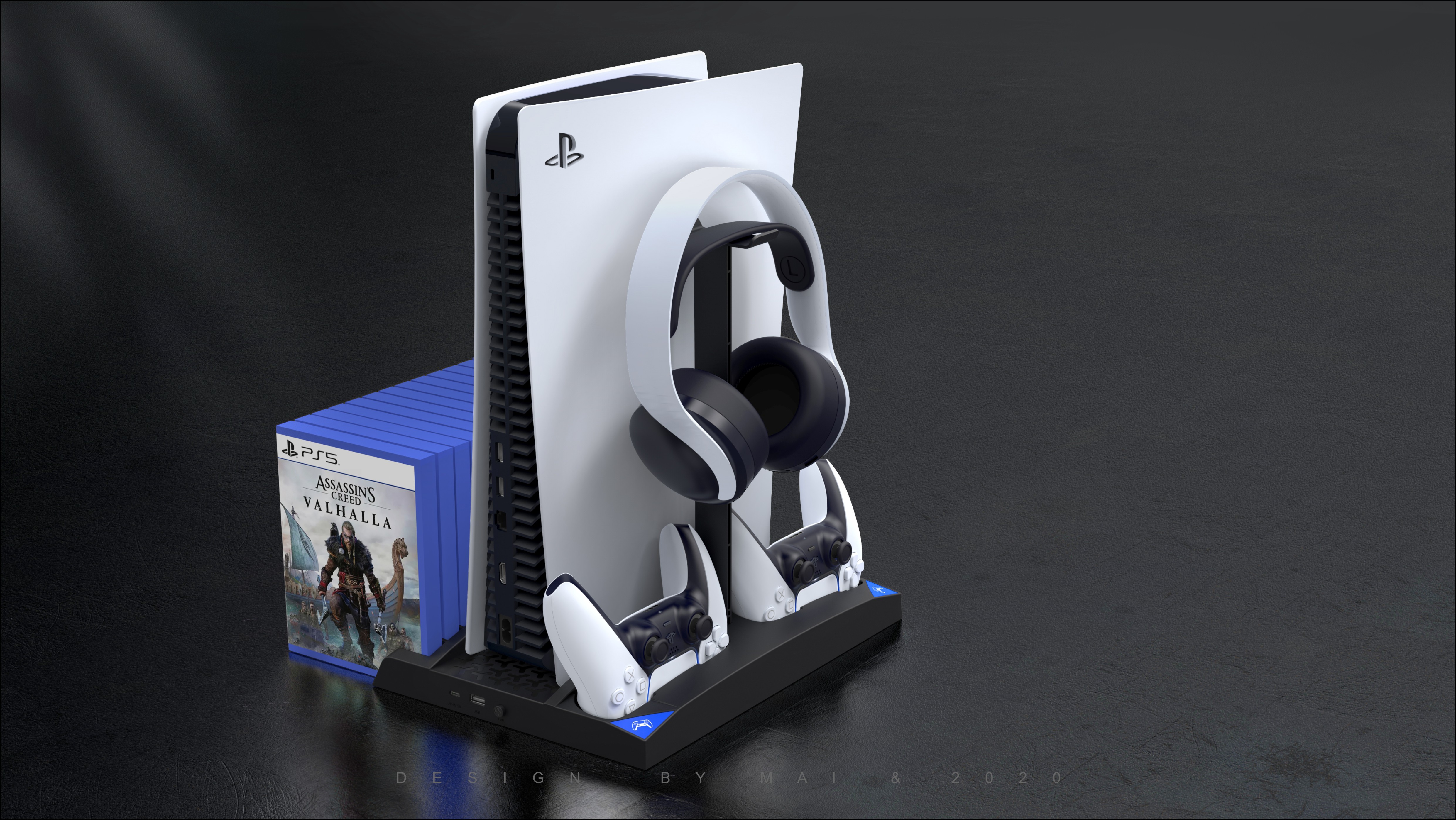 Playstation 5，Ps5 game console accessories，Heat sink base，Multifunctional seat charger，Sony accessories，