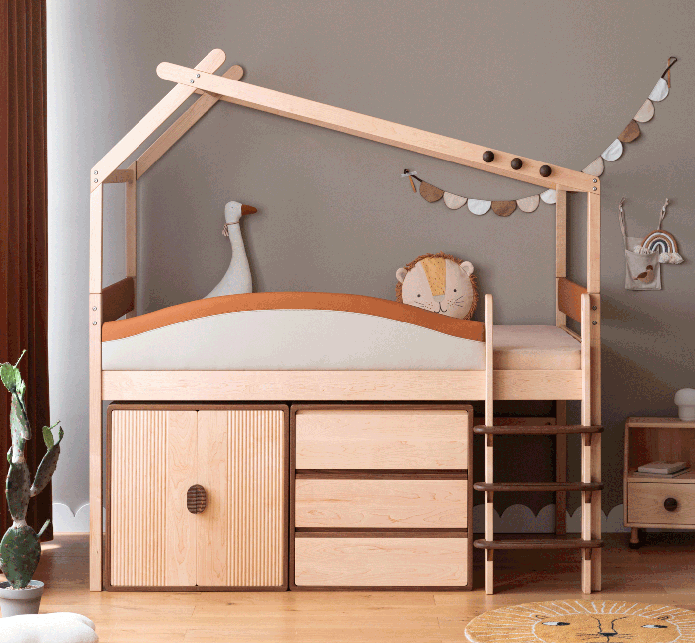 BRADYPODE BUNK BED/树懒半高床系列 - 普象网