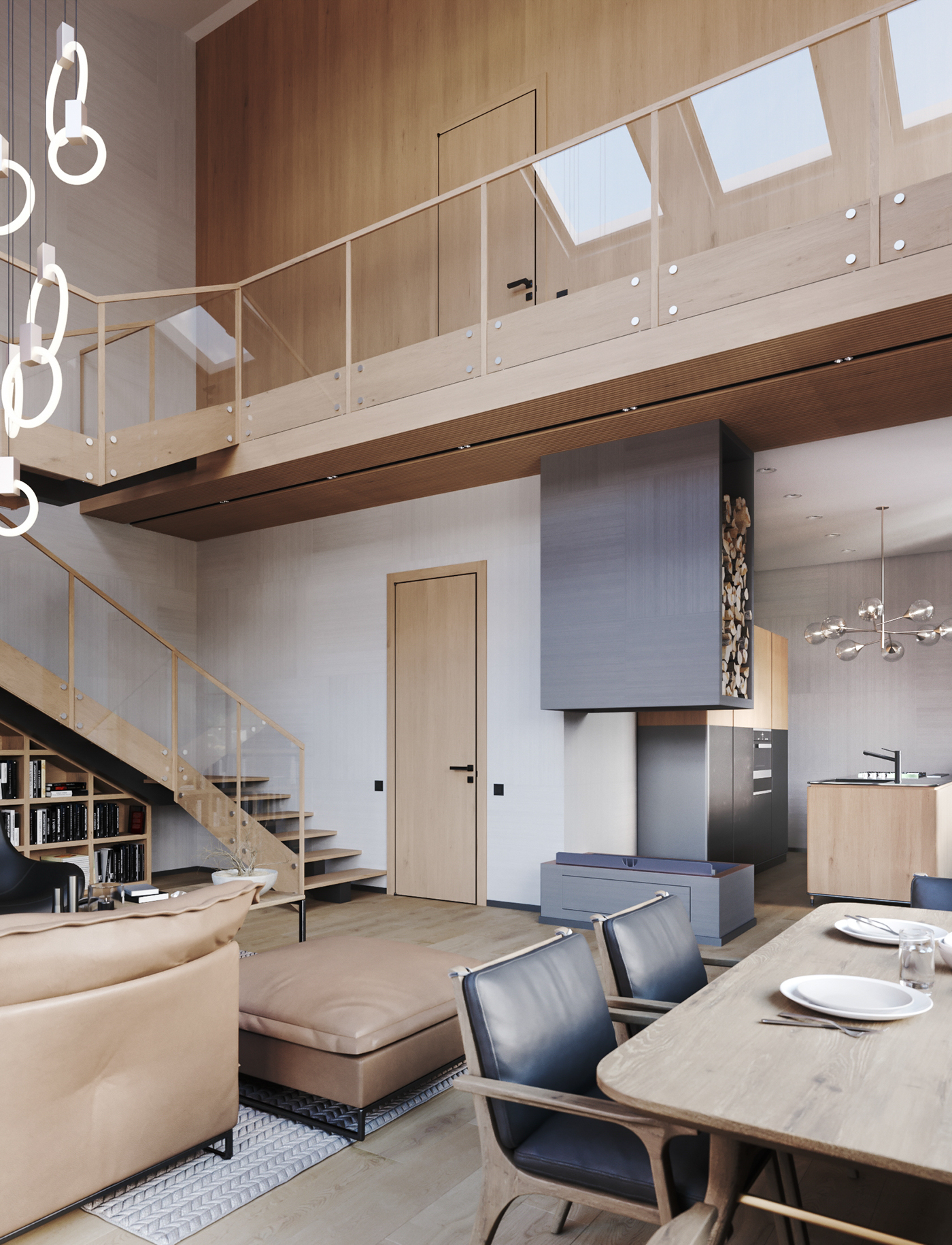 Interior design，Home environment，Kitchen bathroom，a living room，bedroom，