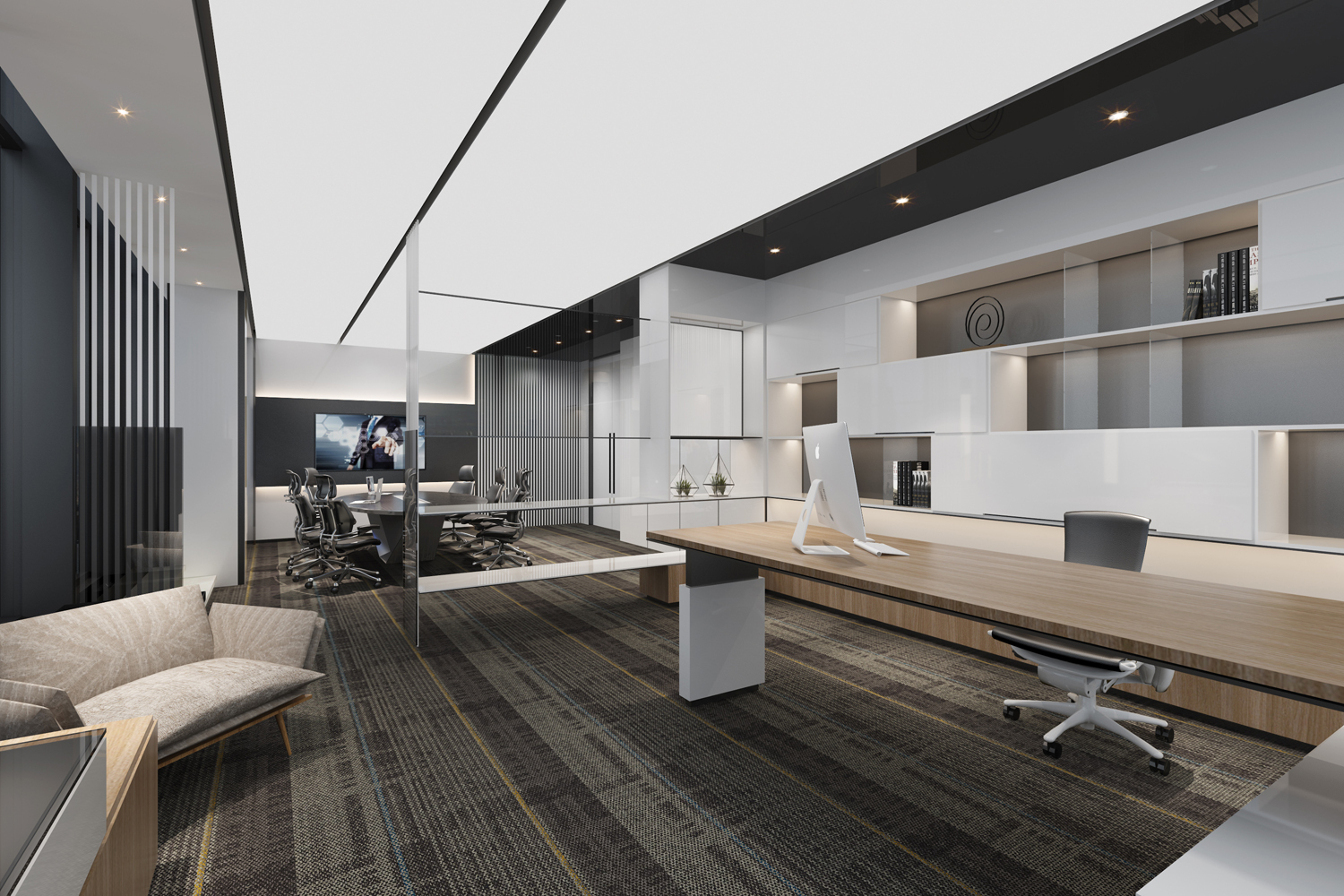 office，to work in an office，Conference Room，