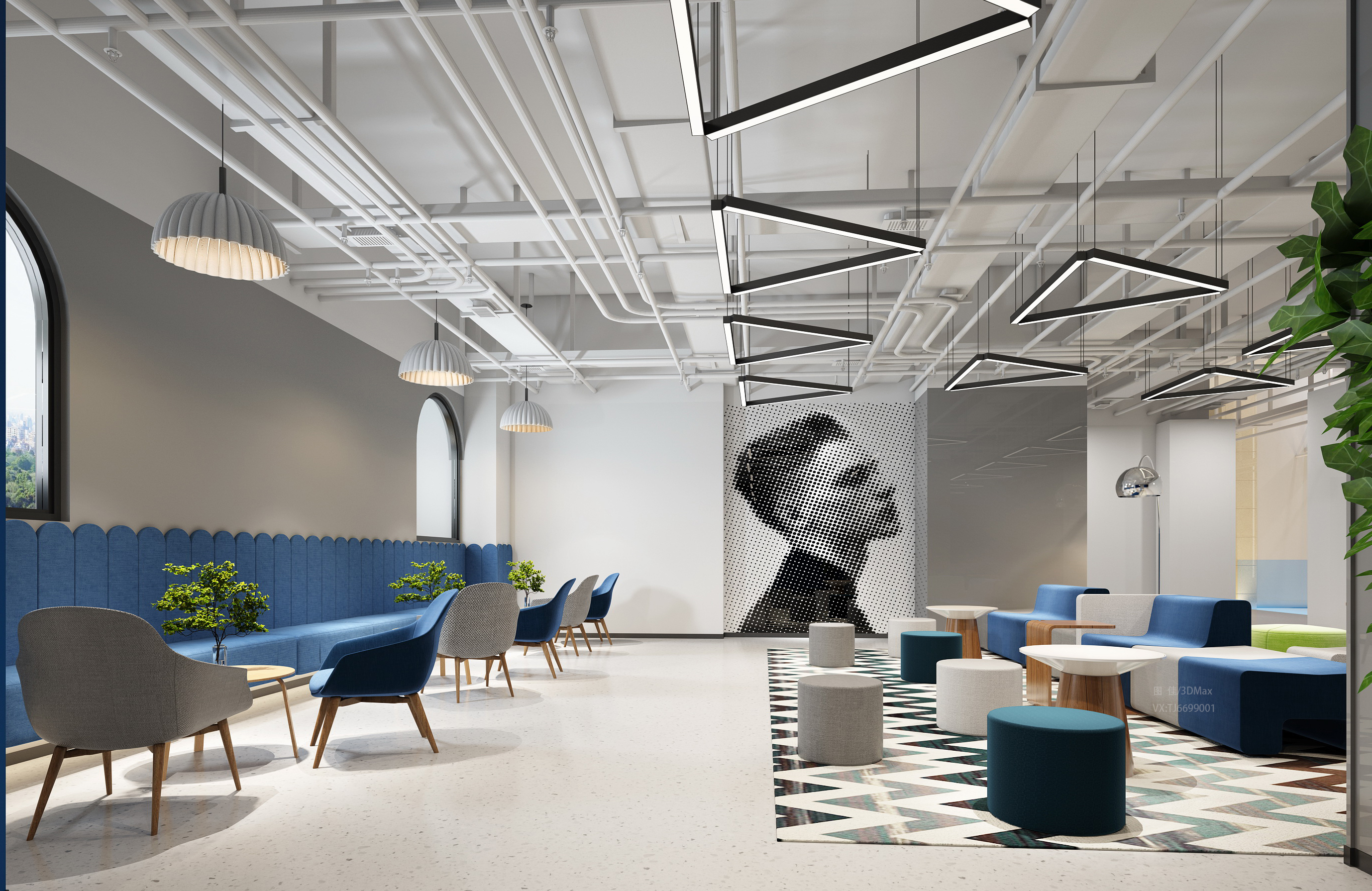 office，to work in an office，Conference Room，