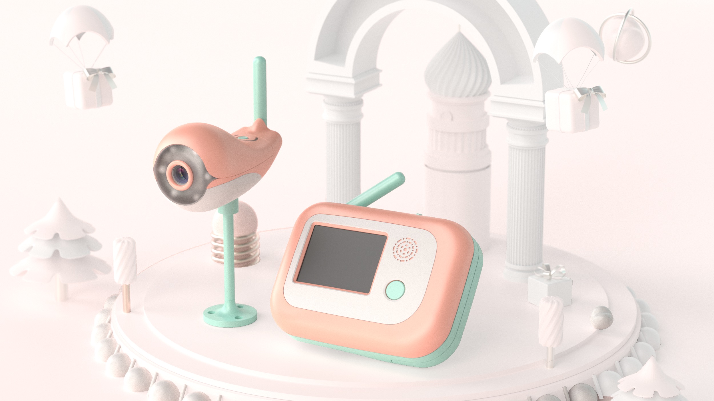 Mother and baby，monitor，Home Furnishing，baby，