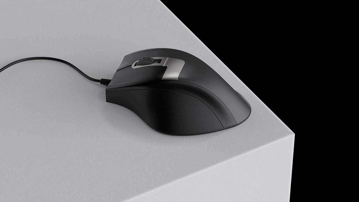 industrial design，Mouse design，Keyshot rendering，