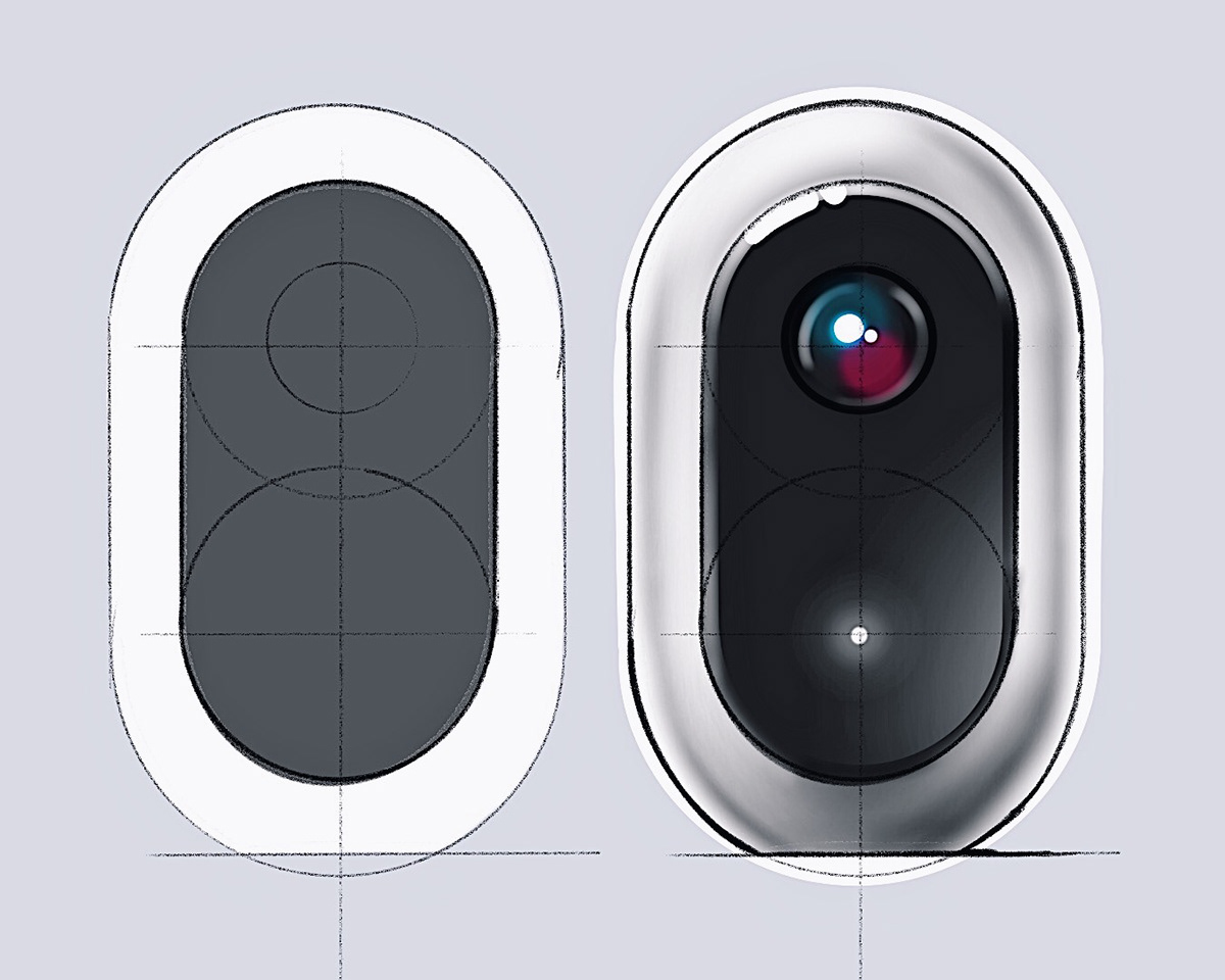 monitor，technology，intelligence，Design，design，Video camera，Pod shape，Pink，