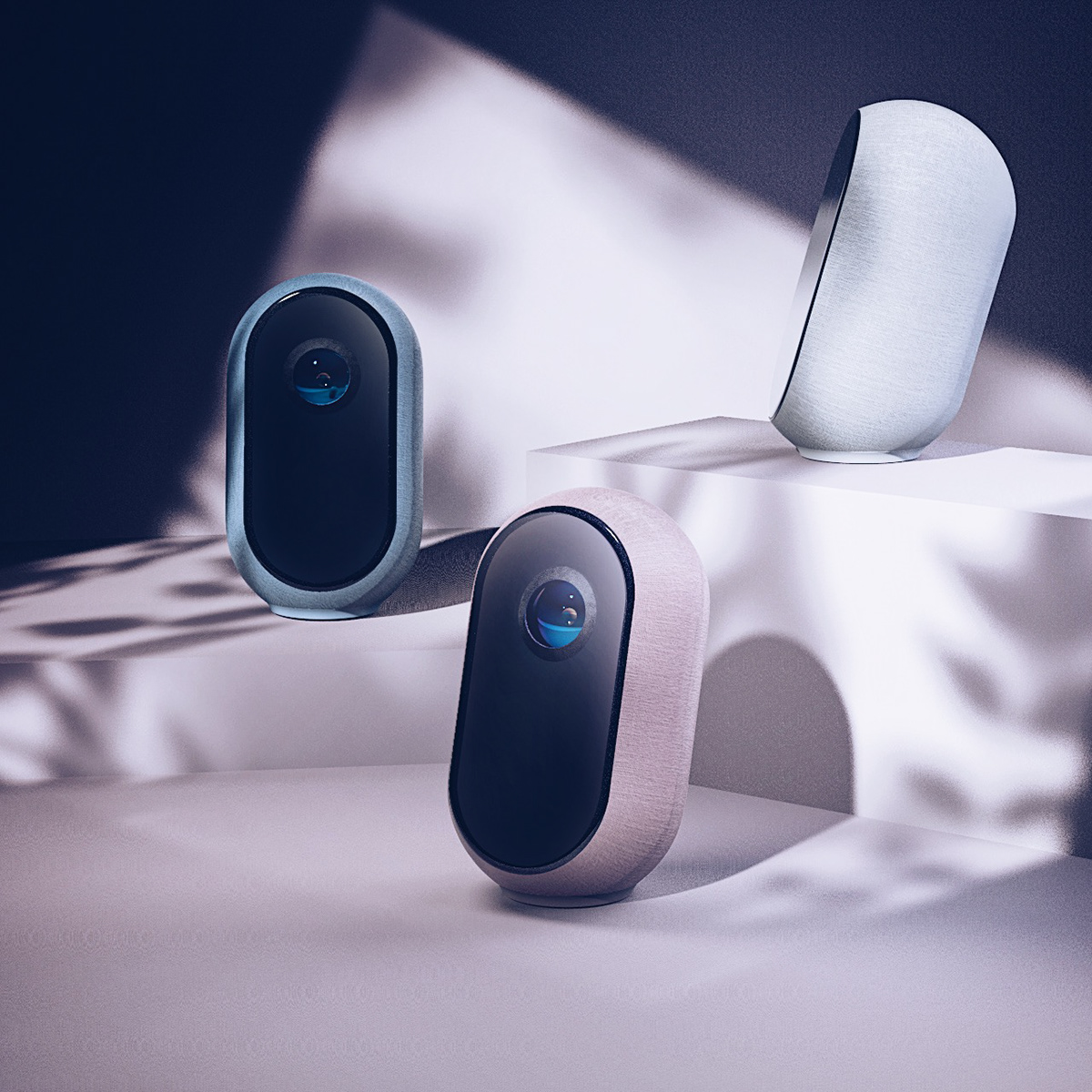 monitor，technology，intelligence，Design，design，Video camera，Pod shape，Pink，