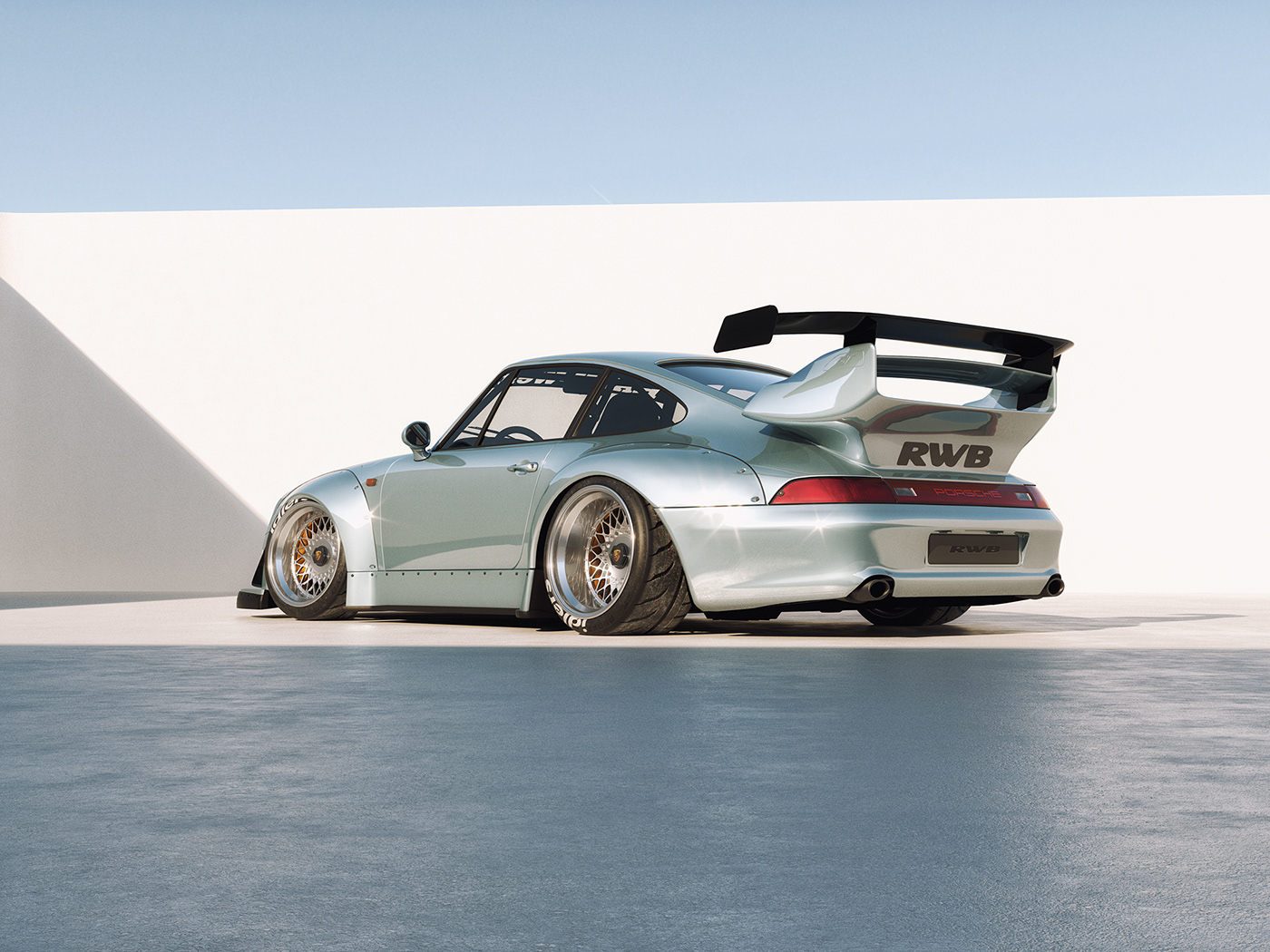 automobile，Sports car，Porsche，cgi，modeling，Render，