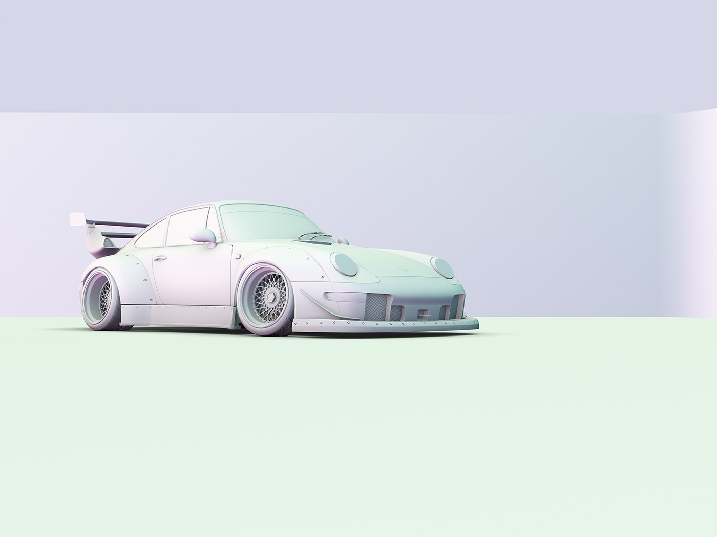 automobile，Sports car，Porsche，cgi，modeling，Render，