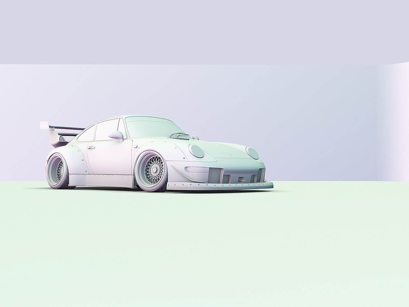 automobile，Sports car，Porsche，cgi，modeling，Render，
