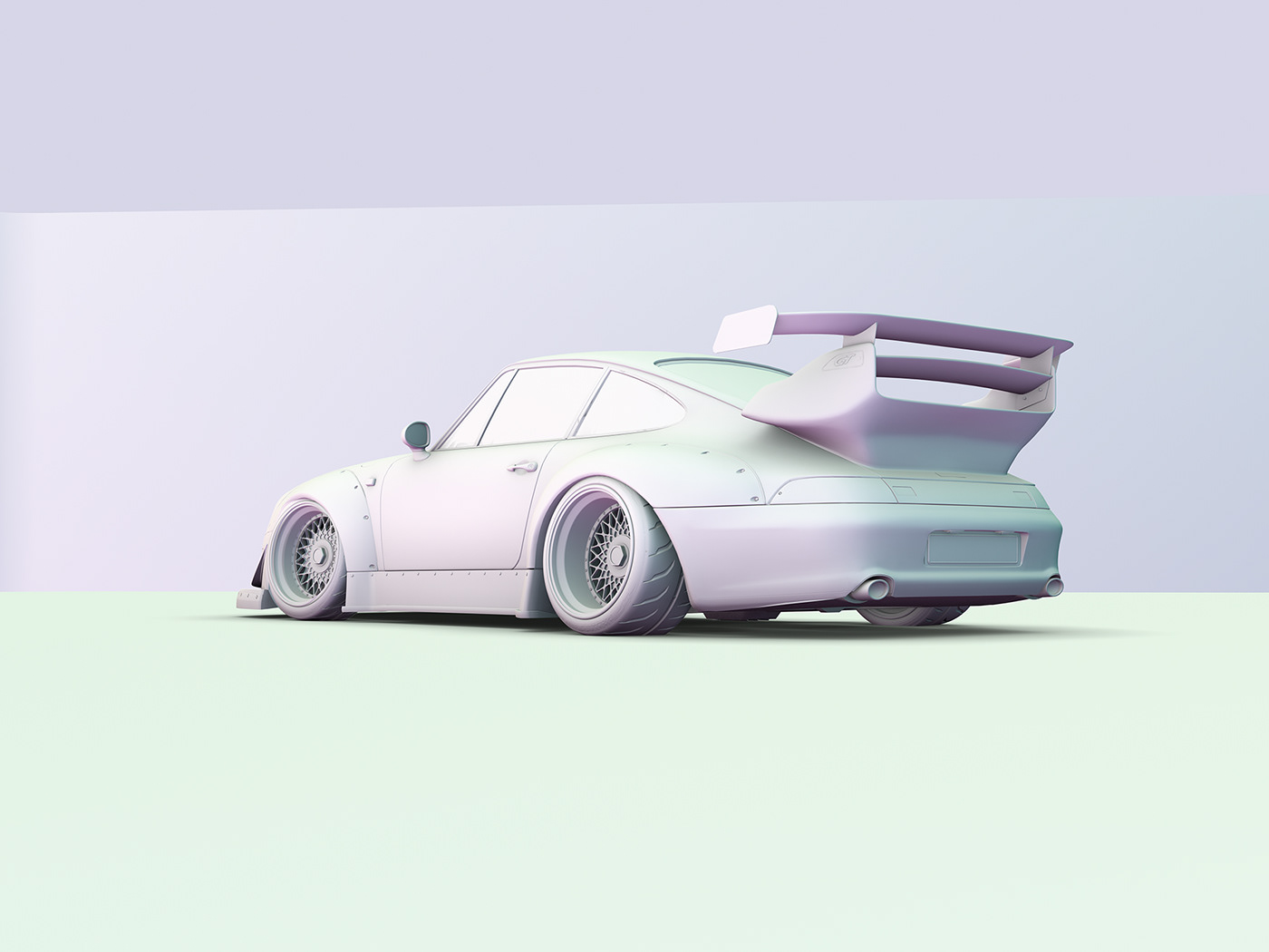 automobile，Sports car，Porsche，cgi，modeling，Render，