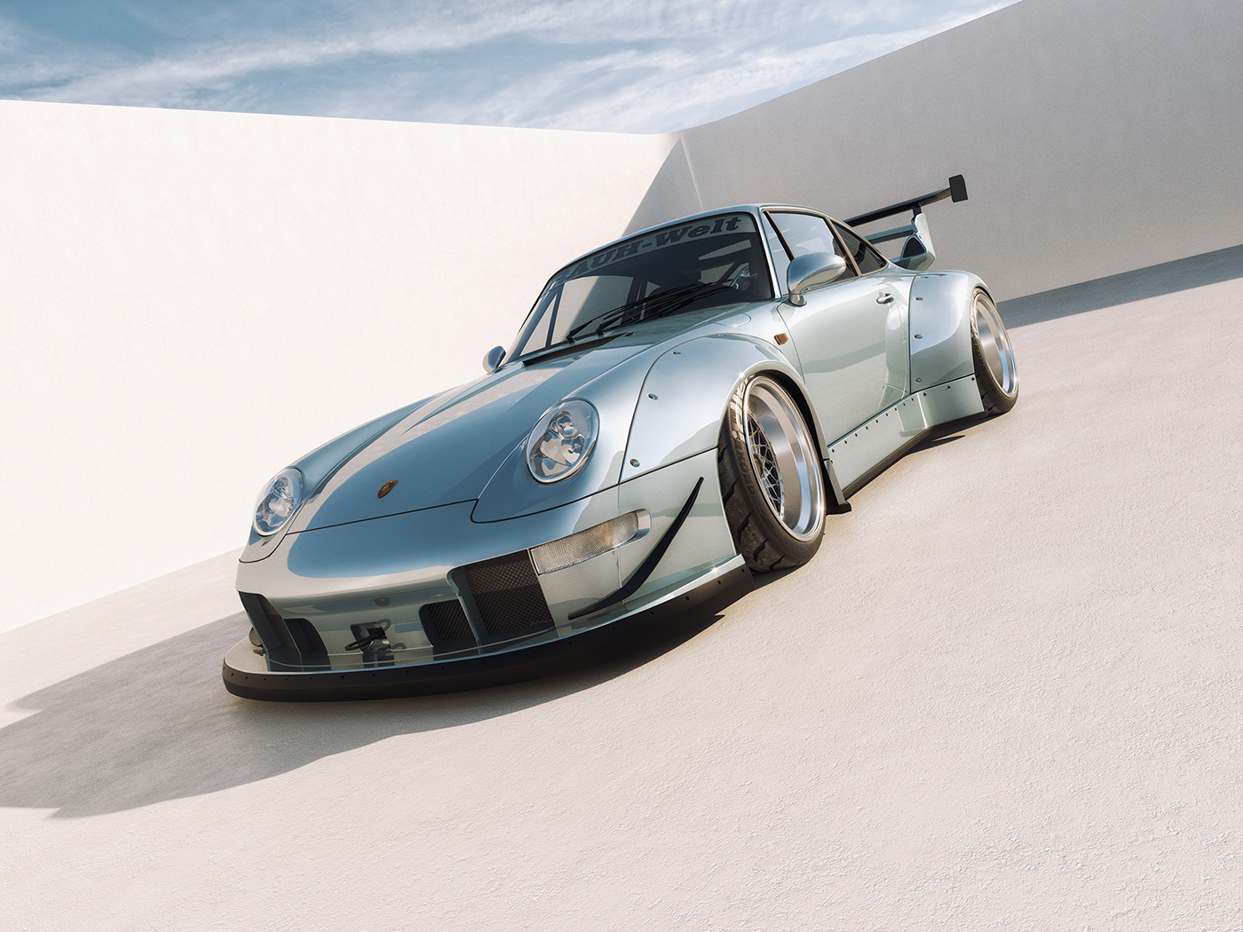 automobile，Sports car，Porsche，cgi，modeling，Render，