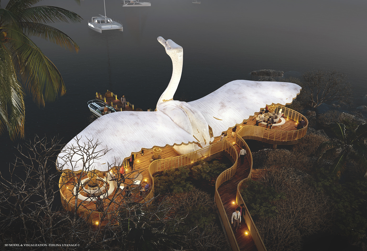 Architecture，Photography，swan，