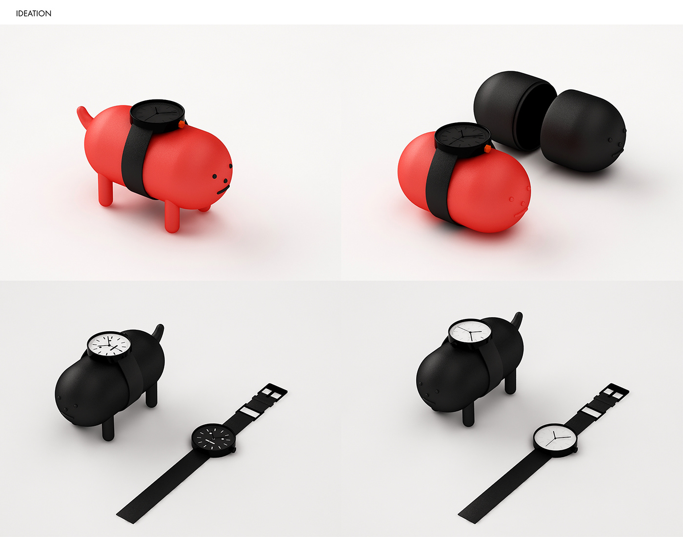 Wrist watch，Wristwatch，product design，Watch rack，Desktop gadgets，