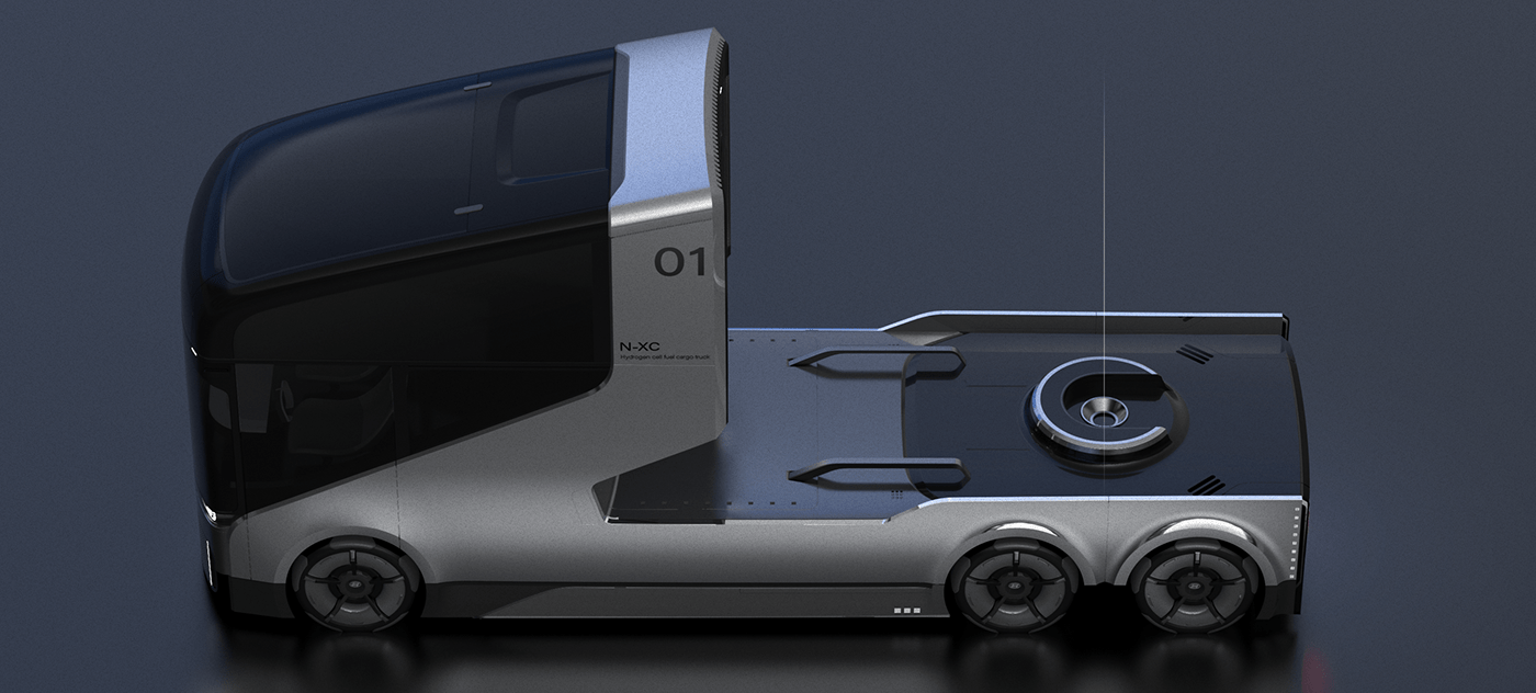 truck，transport，future，Modern automobile，conceptual design，