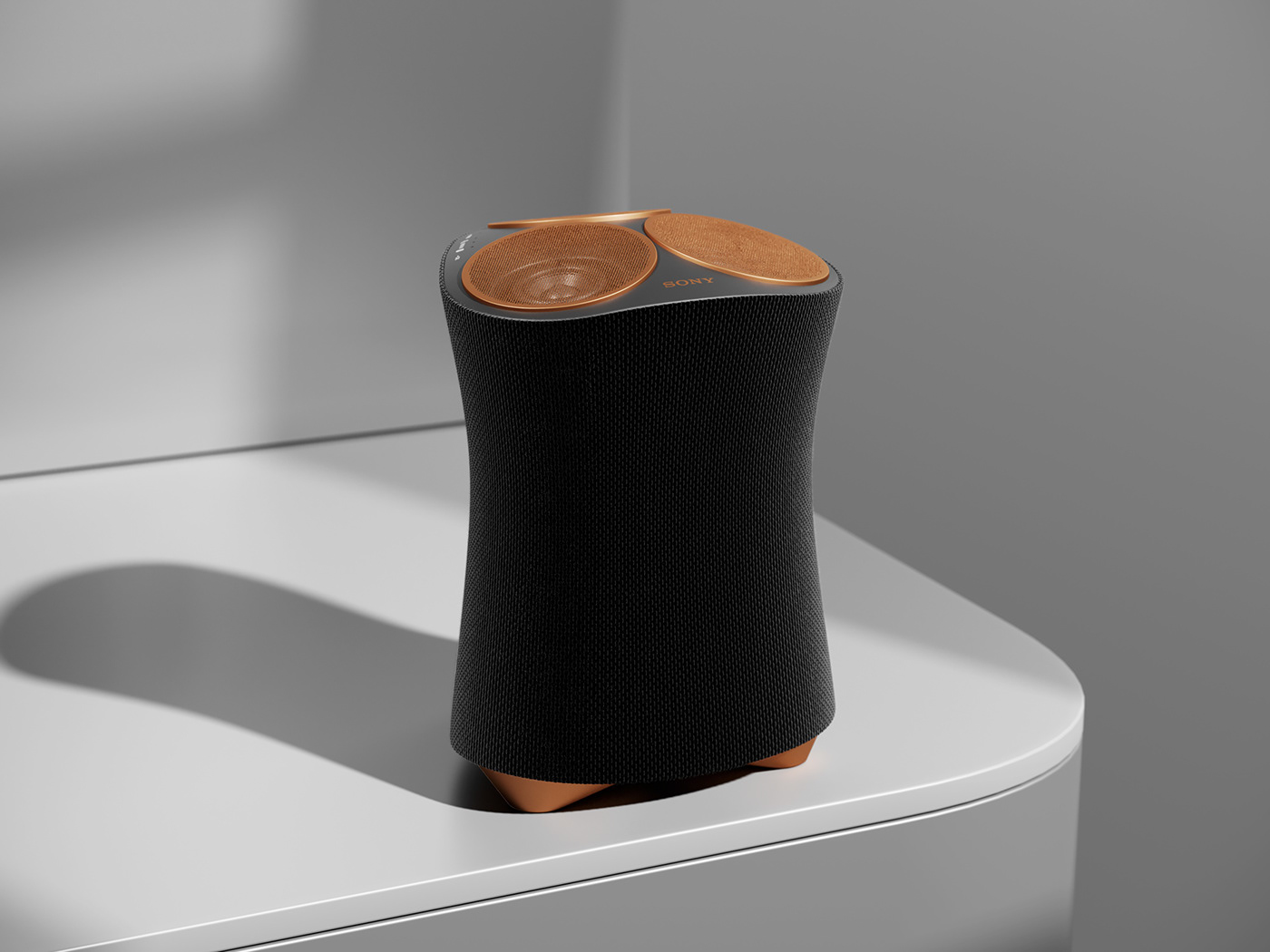 Sony，loudspeaker box，cgi，3D modeling，Render，Speaker design，