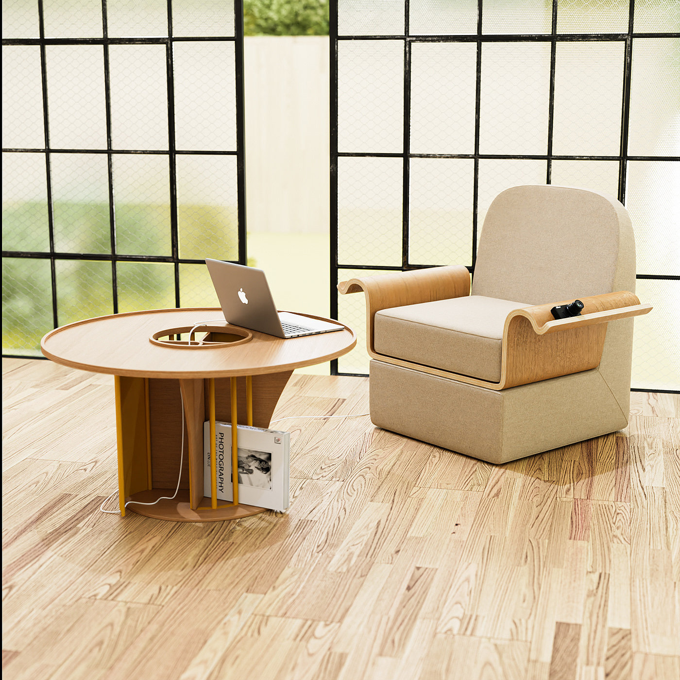 Coffee table，tea table，woodiness，