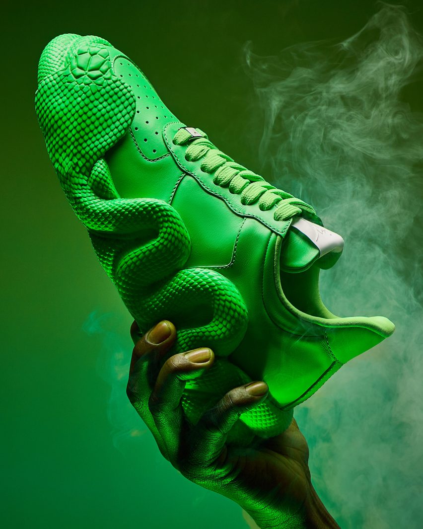 sneakers，green，fashion，Serpentine，luxury goods，