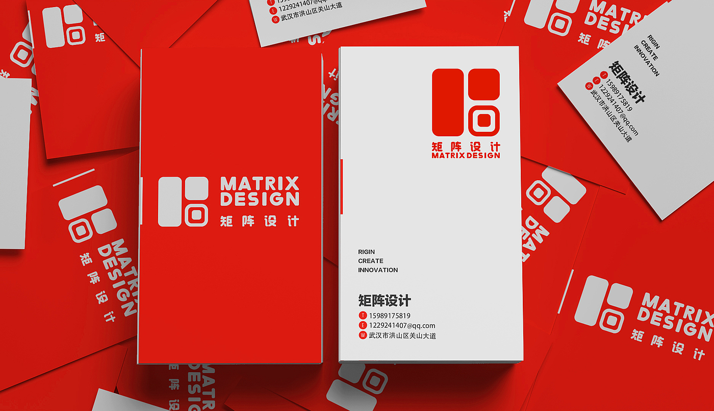 Matrix design，logo，VI design，