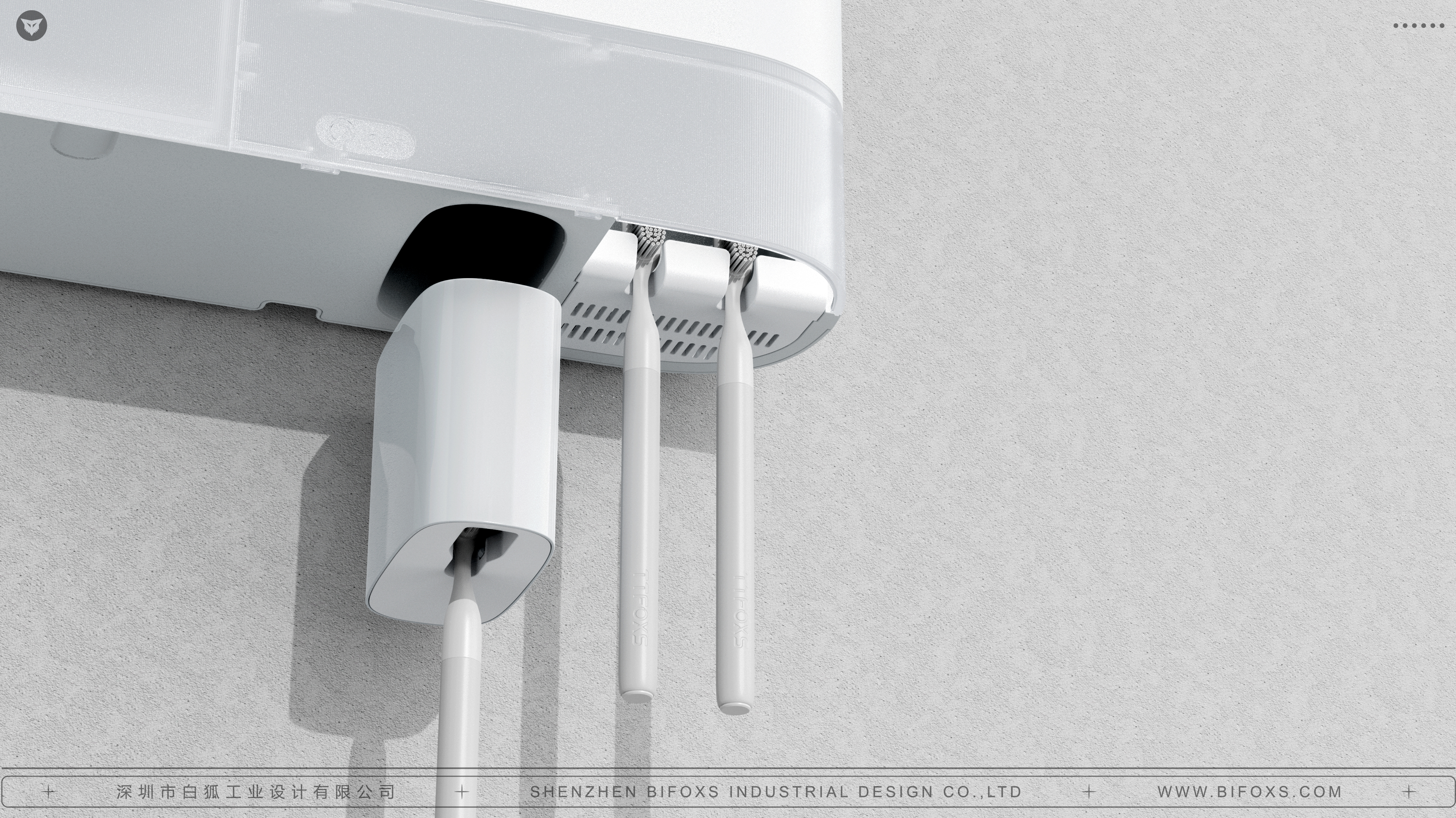 Gehu，Wash and gargle，disinfect，Shower Room，bathroom，White fox design，industrial design，