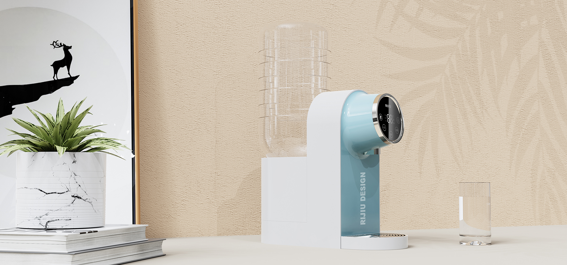 Water dispenser，small home appliances，Product appearance design，