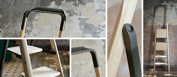 industrial design，product design，household，tool，ladder，Receive，