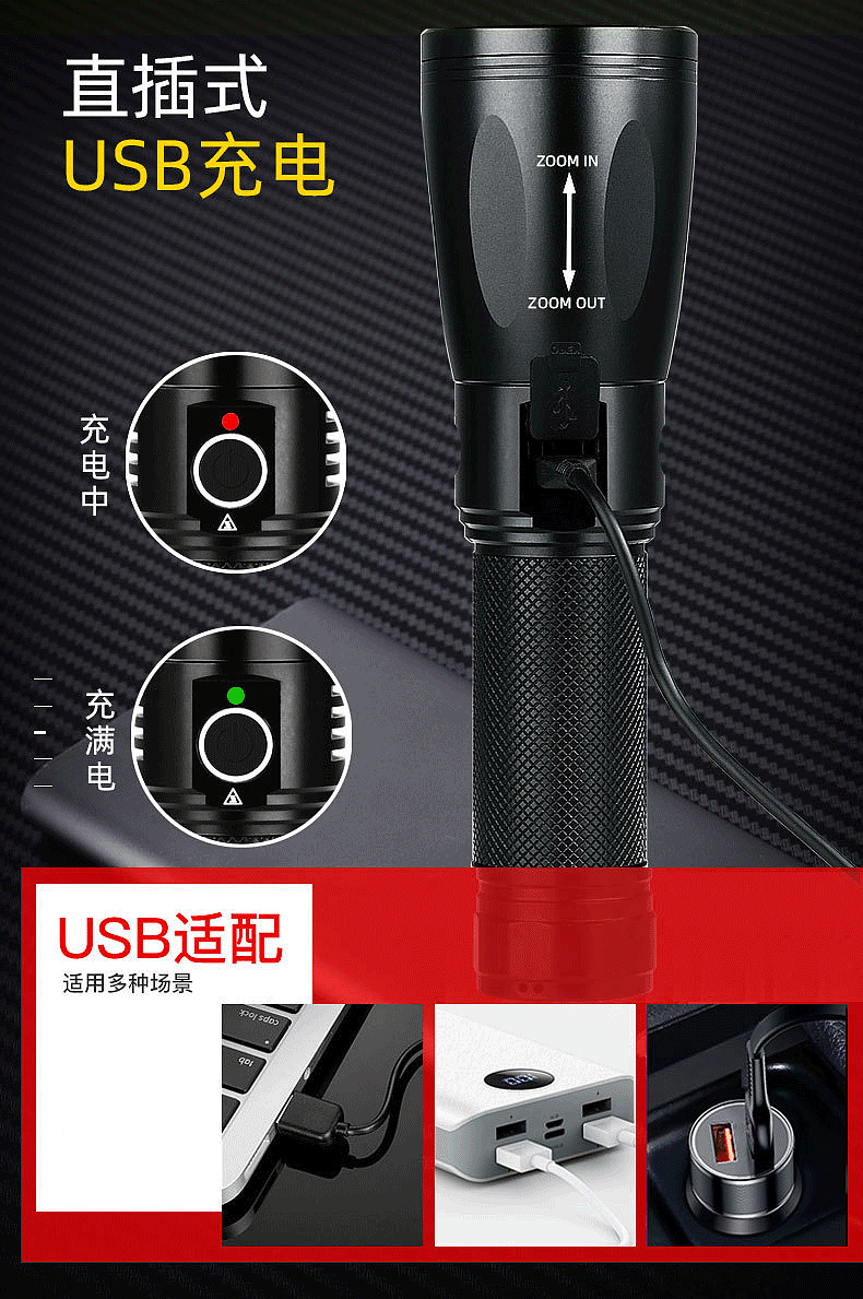 LED flashlight，