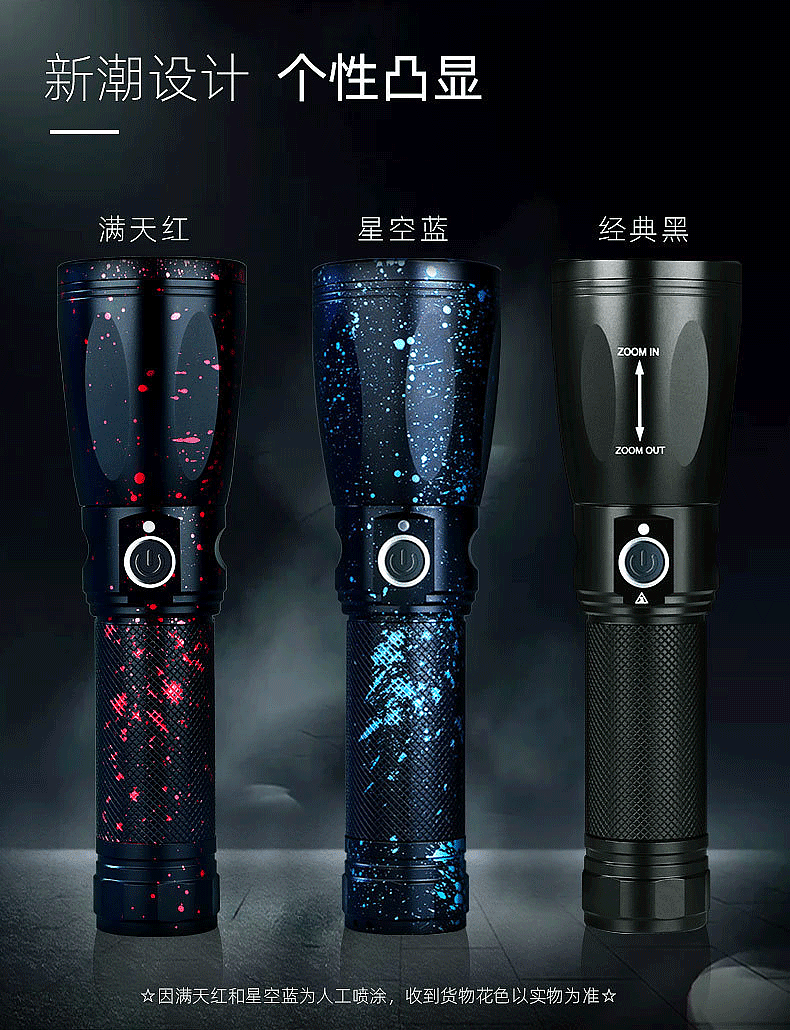 LED flashlight，