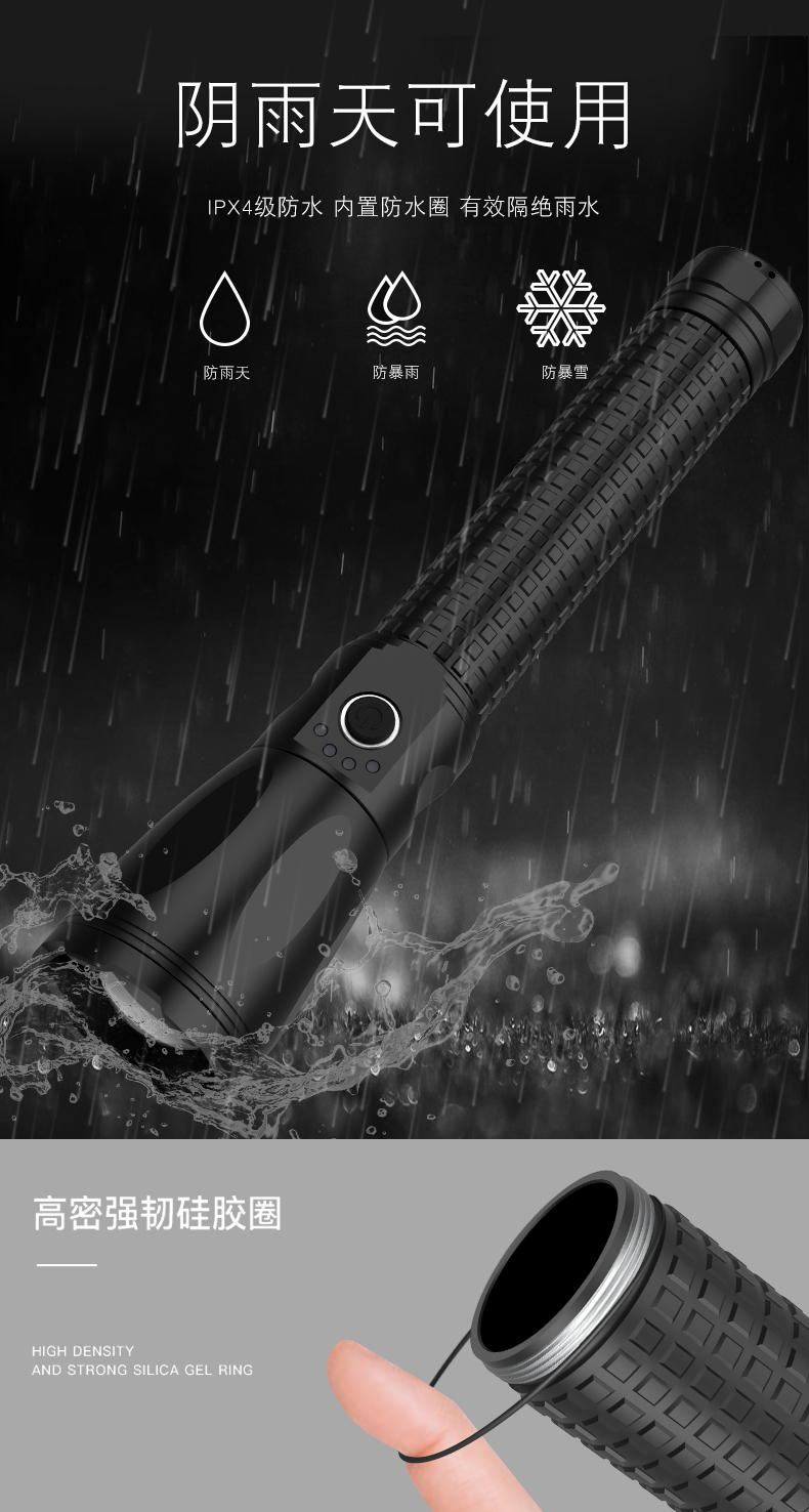 LED flashlight，