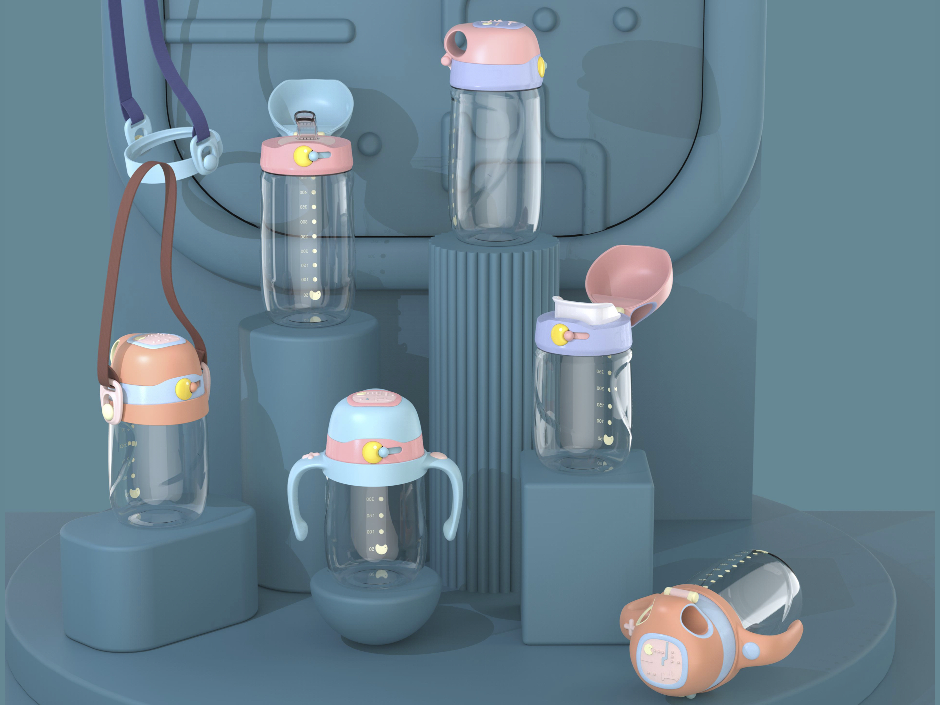 Suction cup/children's fun/water cup，