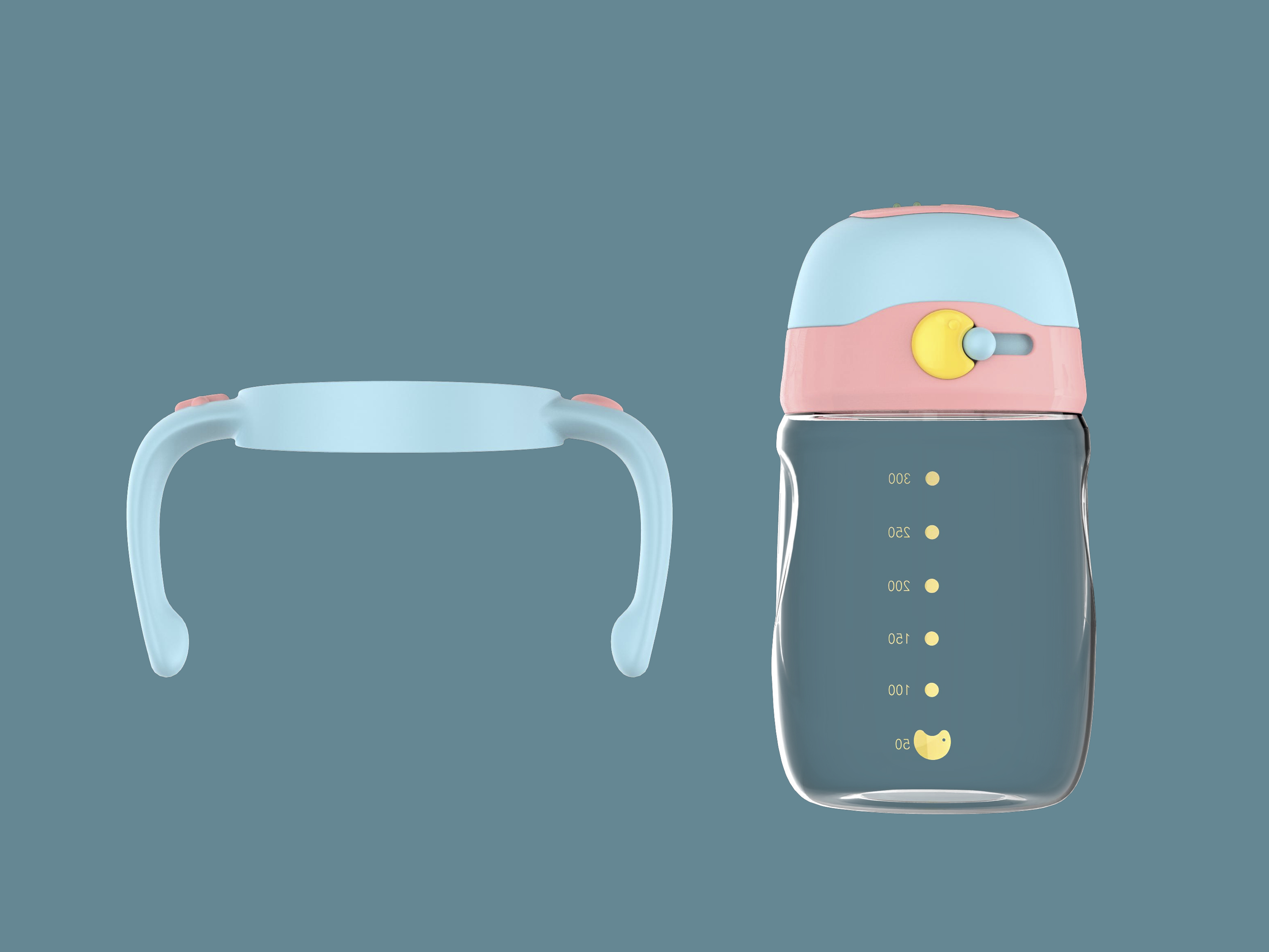 Suction cup/children's fun/water cup，