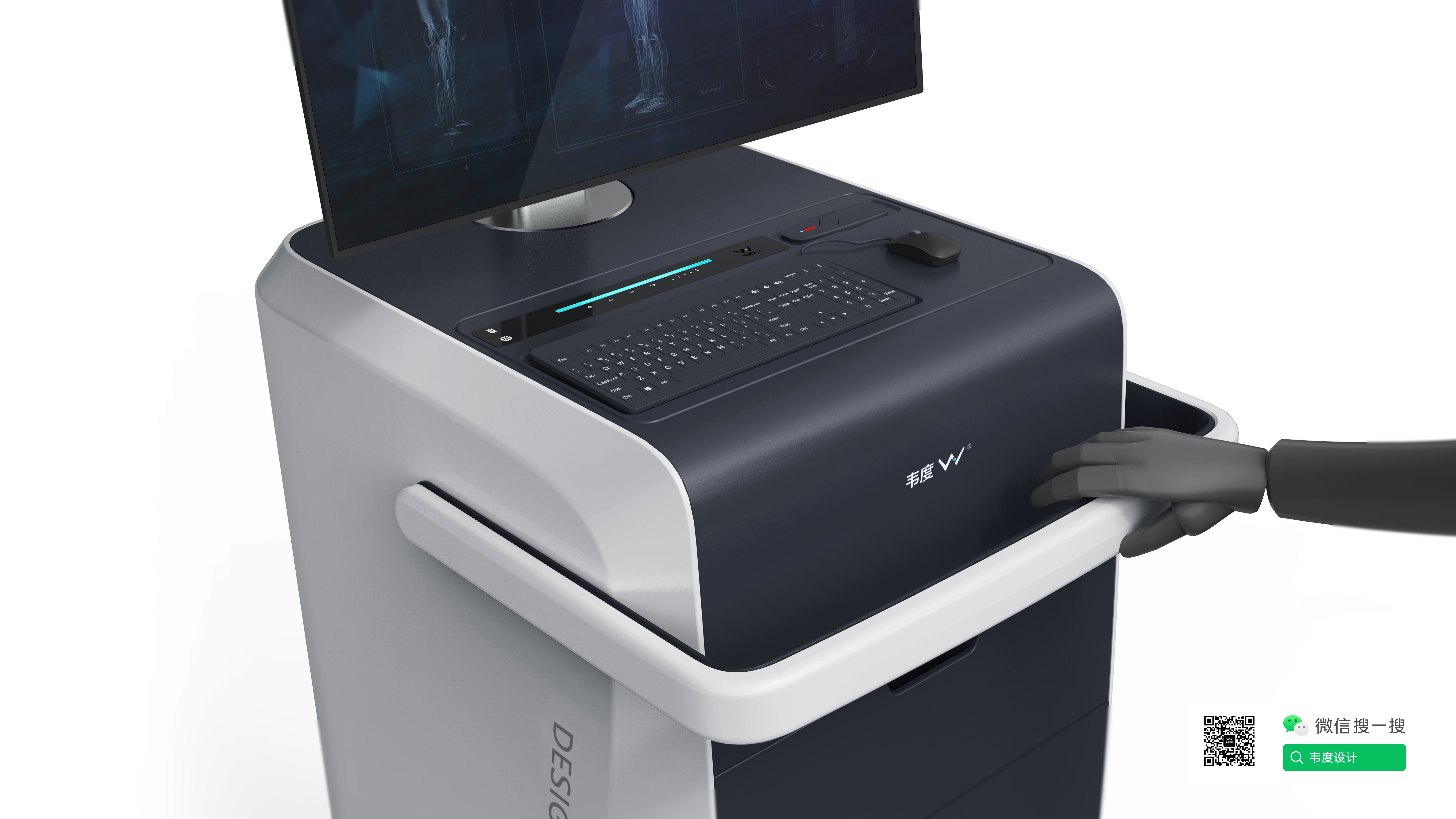 Wen Run，Medical cart，Medical examination，Medical equipment，Simplicity，