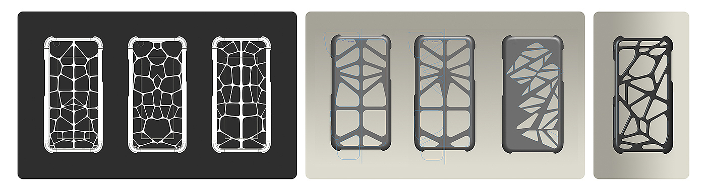 PROJECT VORONOI，泰森多边形，平滑铝底盘，