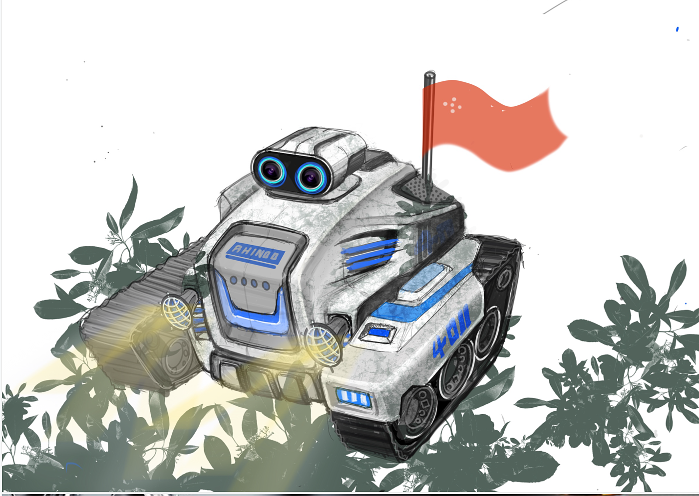 robot，