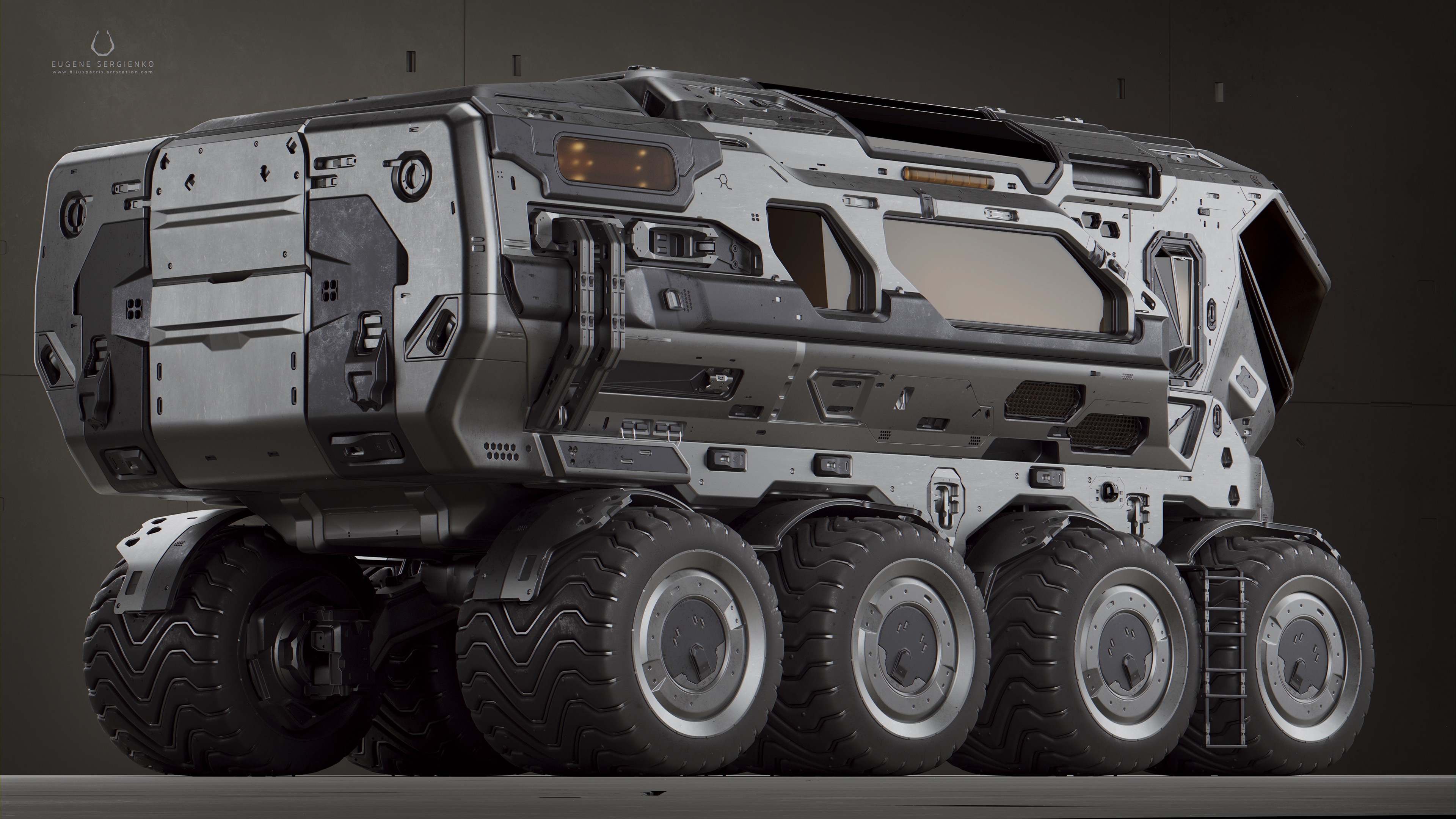 科幻武装卡车图片