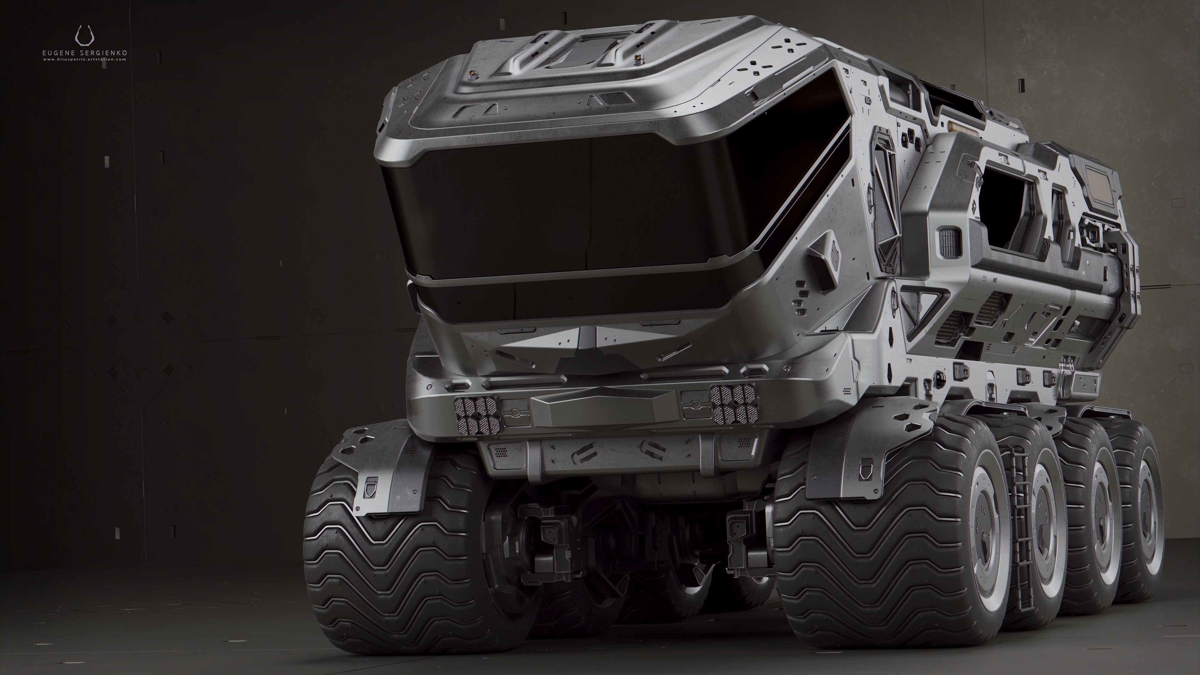 scifi,卡车,科幻电影,卡车,概念设计,rover 23