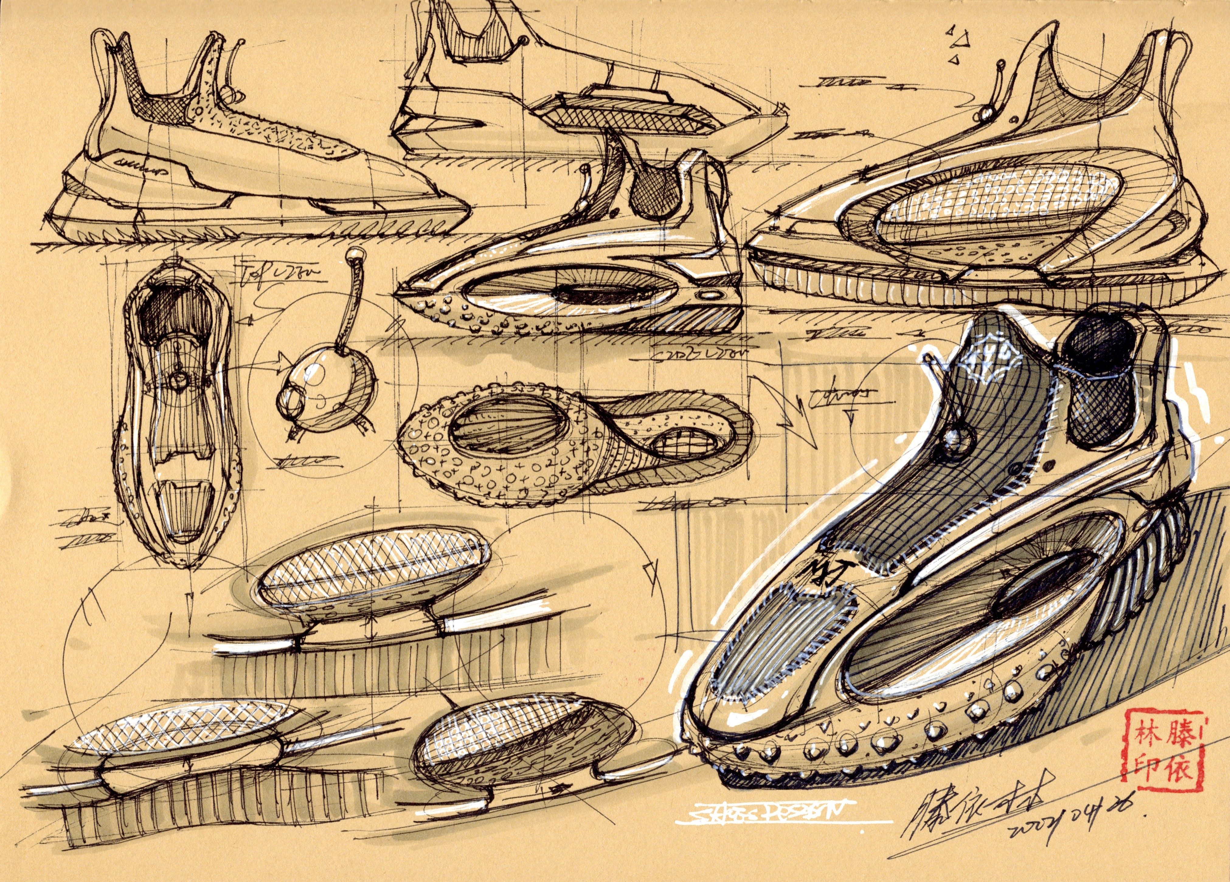 Hand drawn product design，Hand drawn industrial design，Product design postgraduate entrance examination，Postgraduate entrance examination for industrial design，Dream-chasing Design Postgraduate Entrance Examination，Teng Yilin hand-painted book，