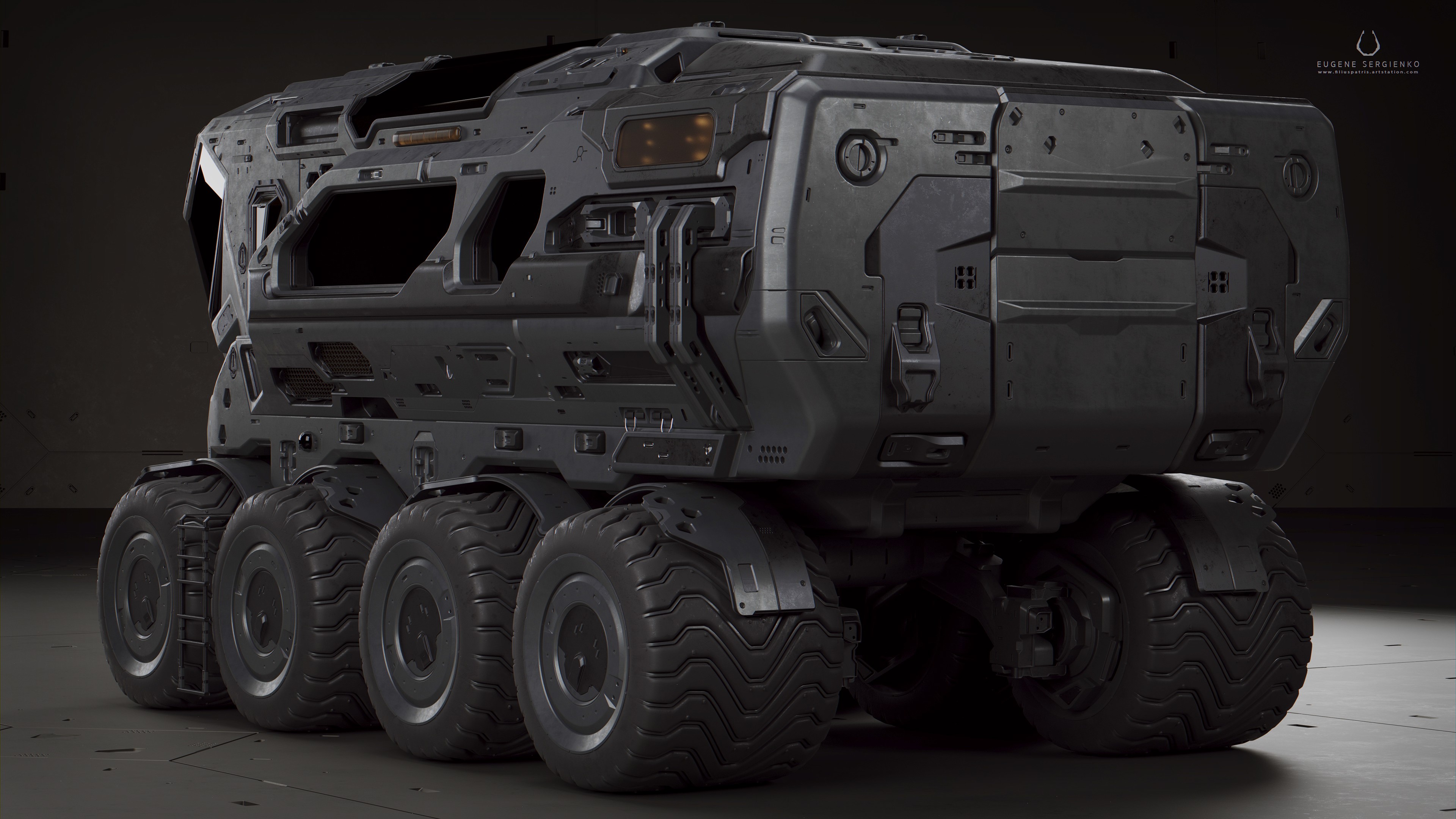 scifi，truck，Science fiction film，truck，conceptual design，Rover 23，