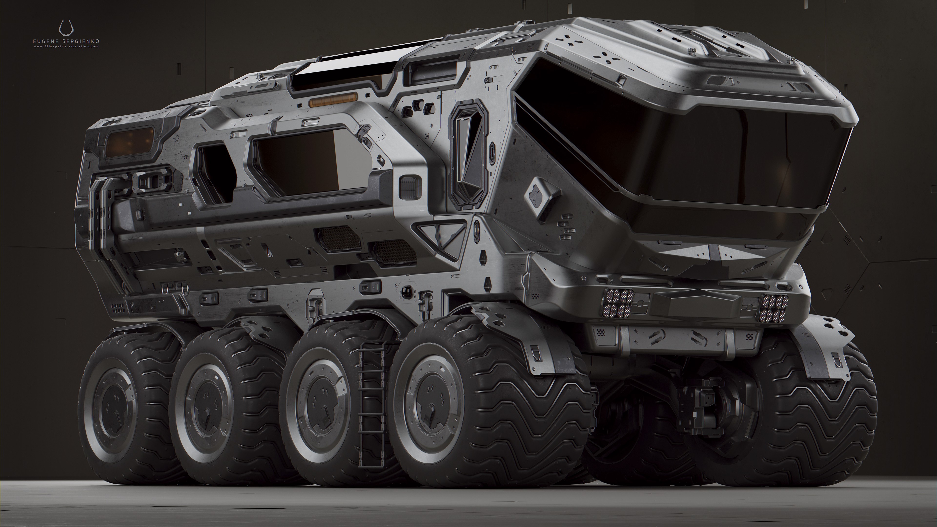 scifi,卡车,科幻电影,卡车,概念设计,rover 23