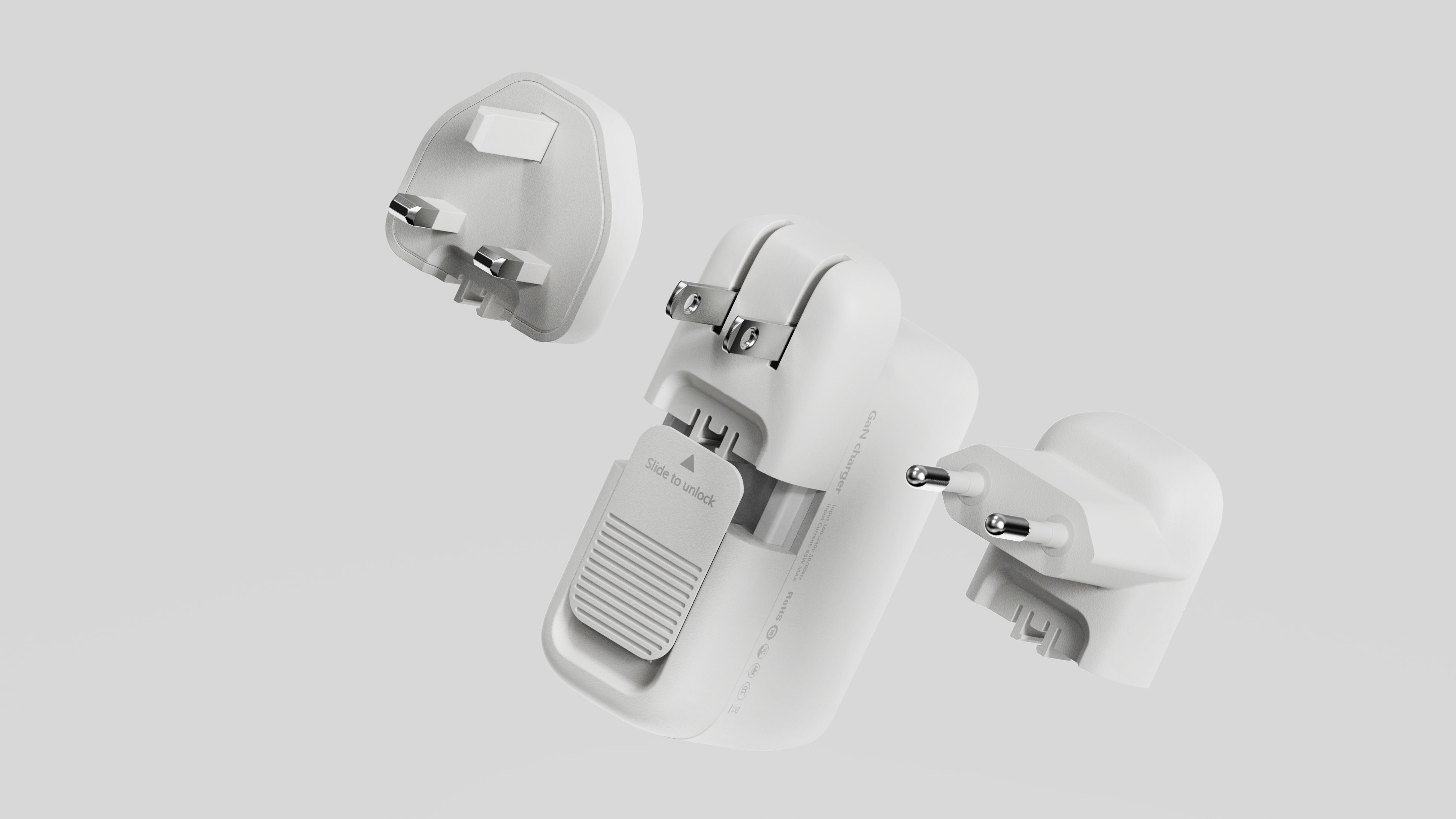 Intelligent digital，Charger，product design，Structural design，