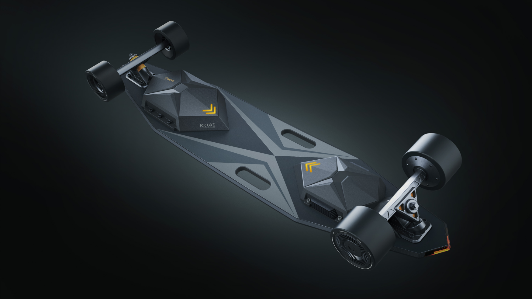 Four-wheel electric skateboard，Short-distance transportation tool，Skate，